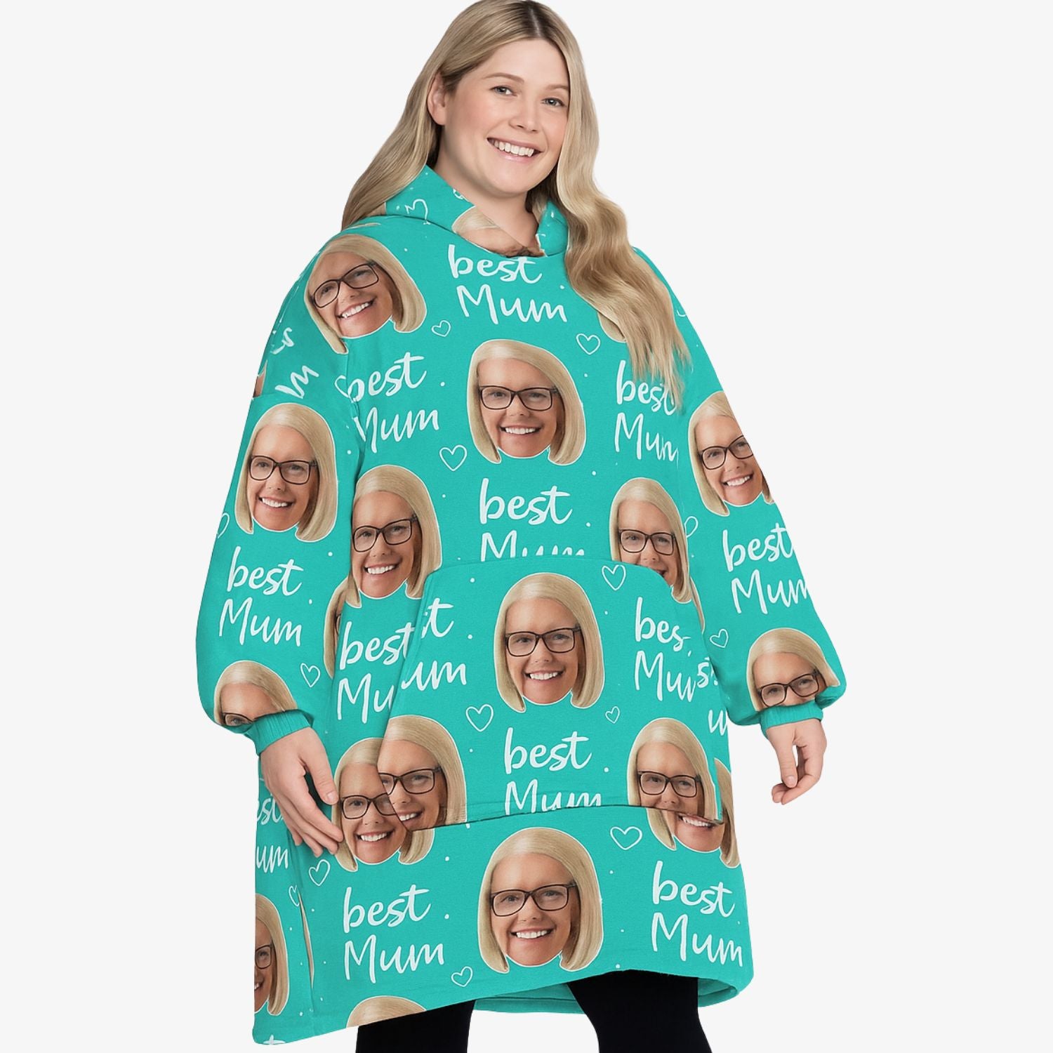Best Mum Chillzy Hoodie Blanket