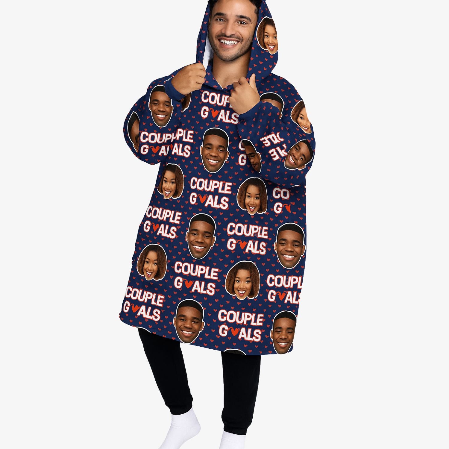Couple Goals Chillzy Hoodie Blanket