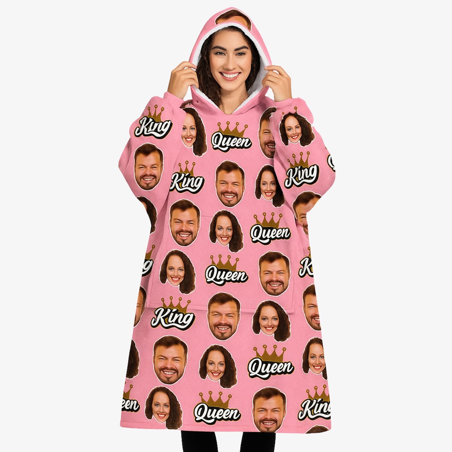 King & Queen Chillzy Hoodie Blanket
