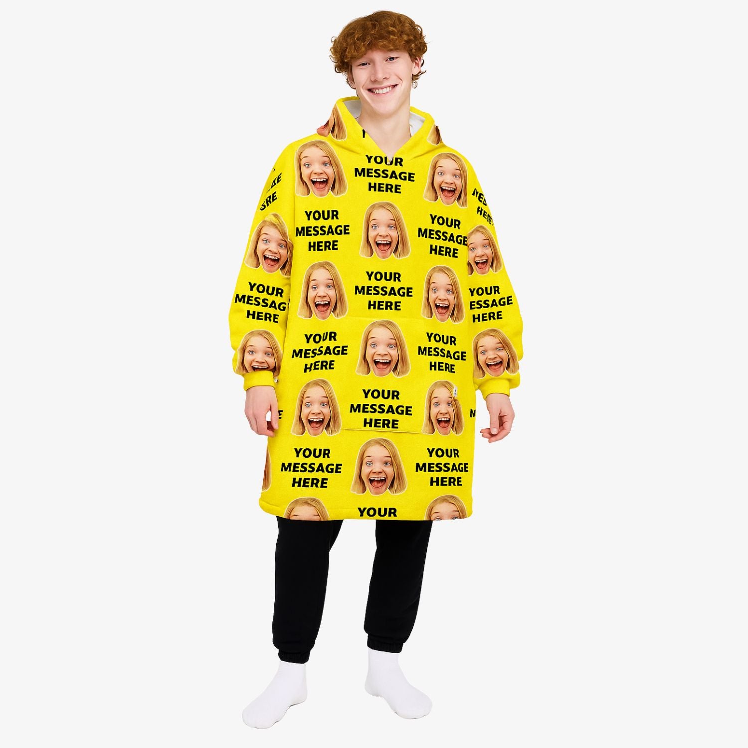 Your Message Chillzy Hoodie Blanket