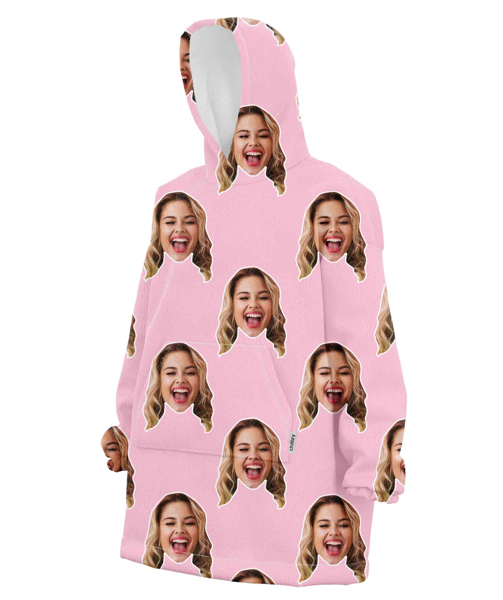 Your Face Chillzy Hoodie Blanket