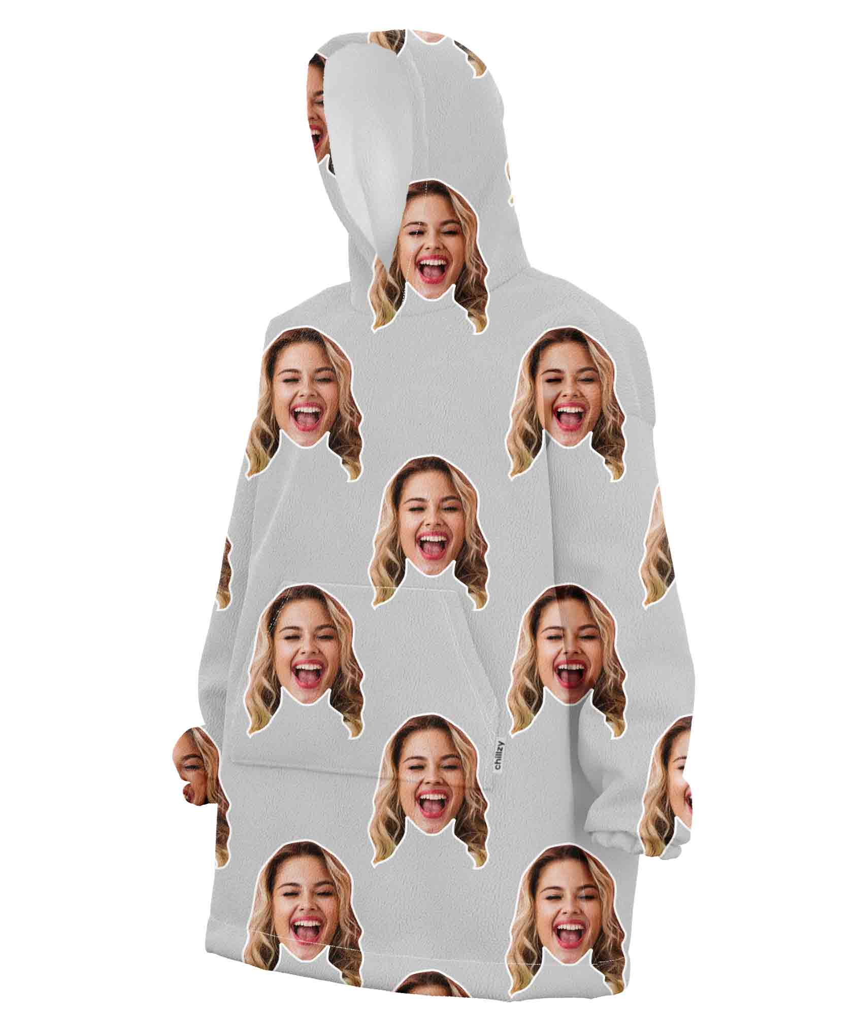 Your Face Chillzy Hoodie Blanket