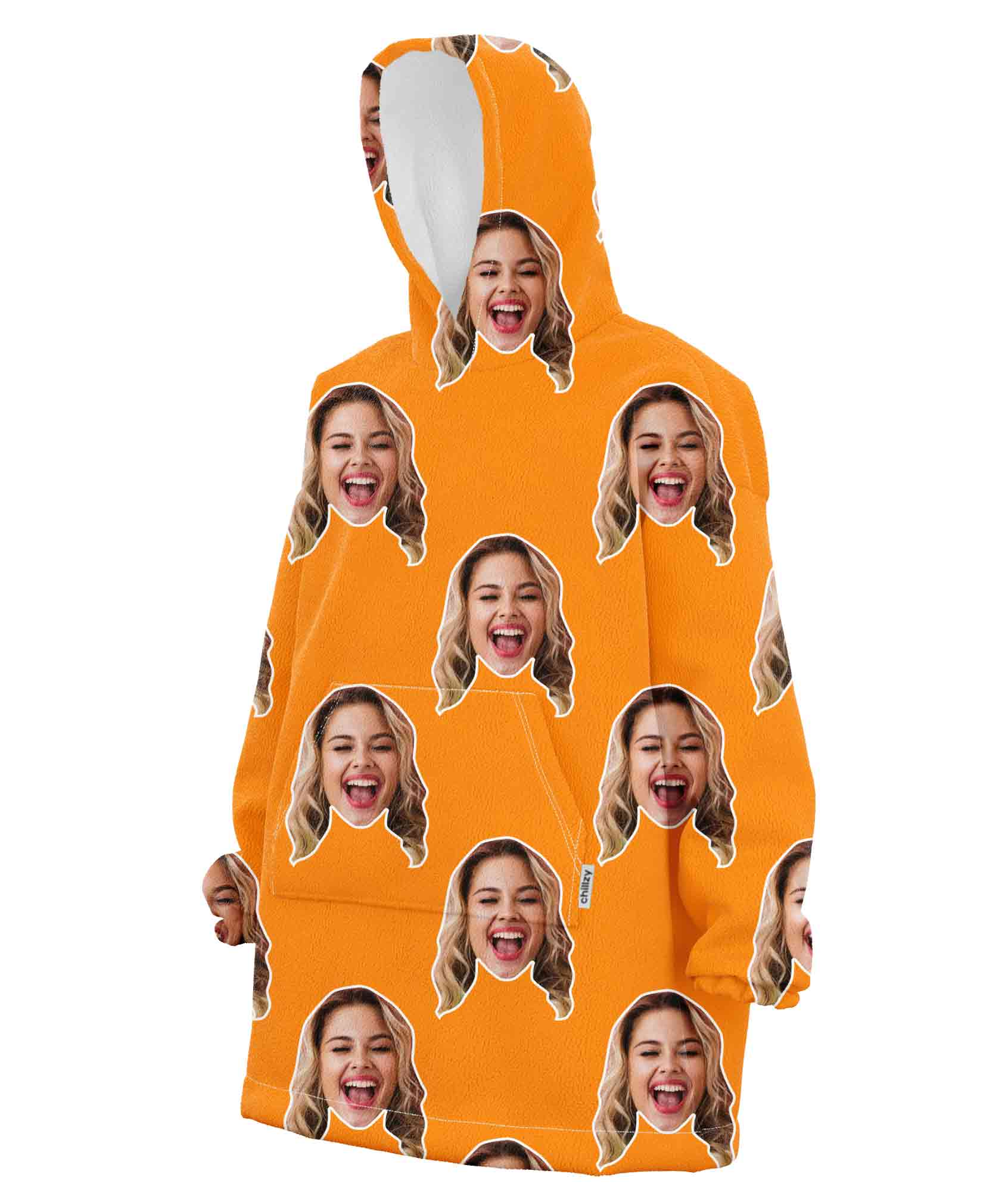 Your Face Chillzy Hoodie Blanket