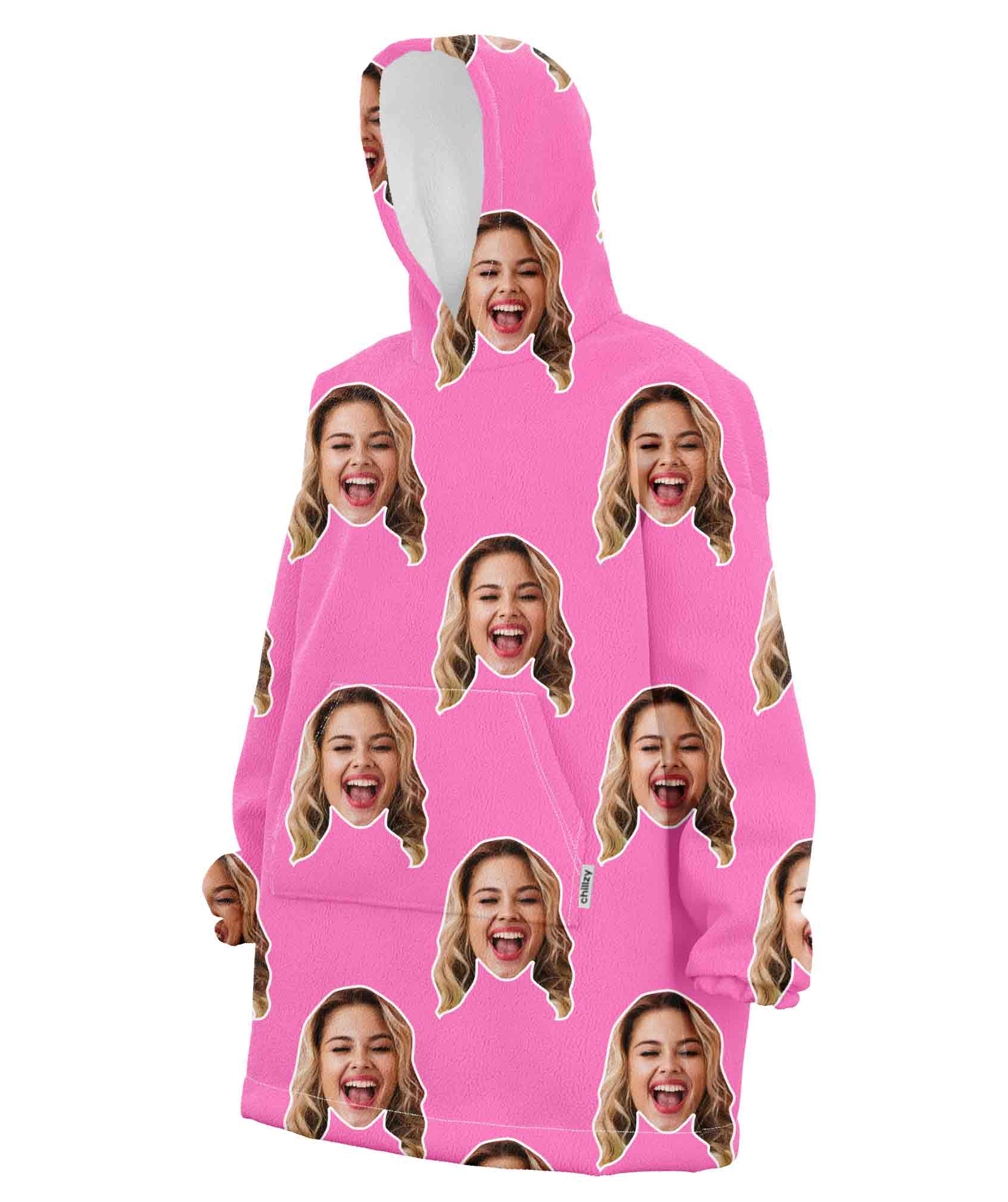 Your Face Chillzy Hoodie Blanket