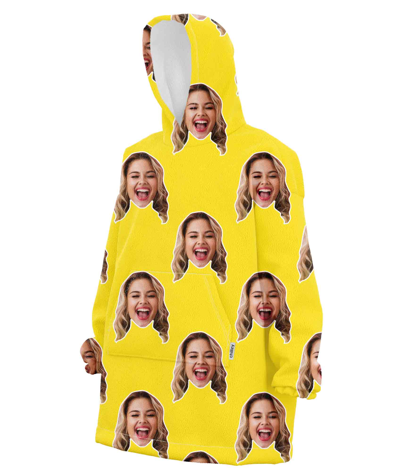 Your Face Chillzy Hoodie Blanket