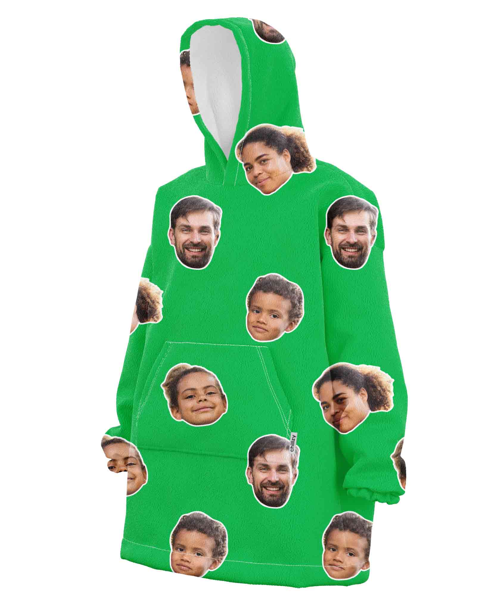 Family Face Chillzy Hoodie Blanket