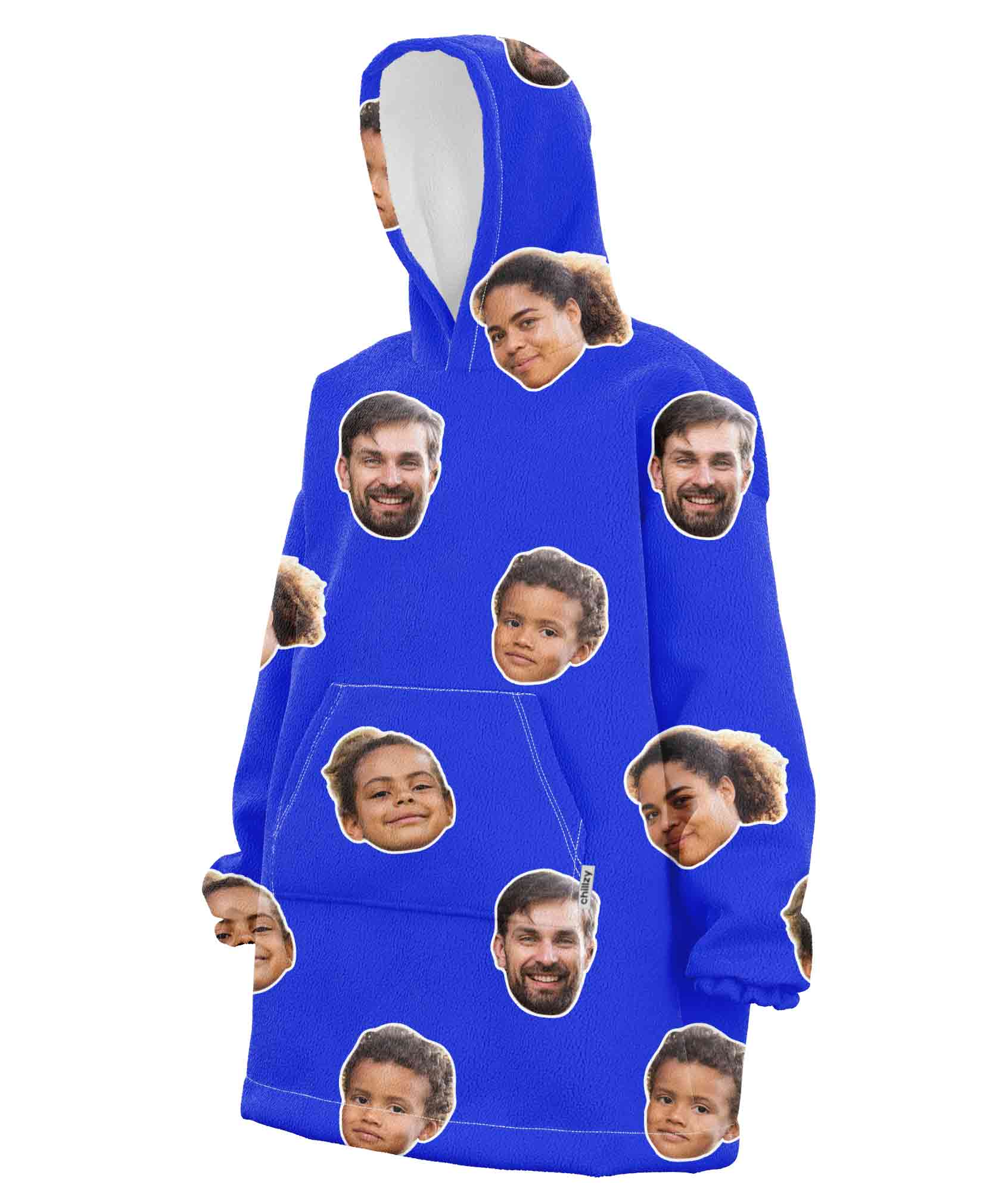 Family Face Chillzy Hoodie Blanket