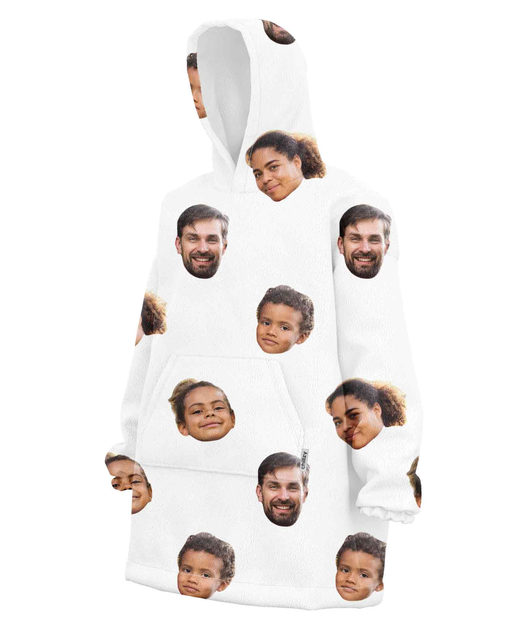 Family Face Chillzy Hoodie Blanket