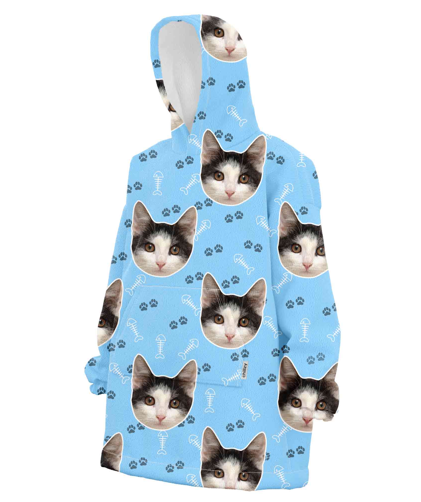 Your Cat Chillzy Hoodie Blanket