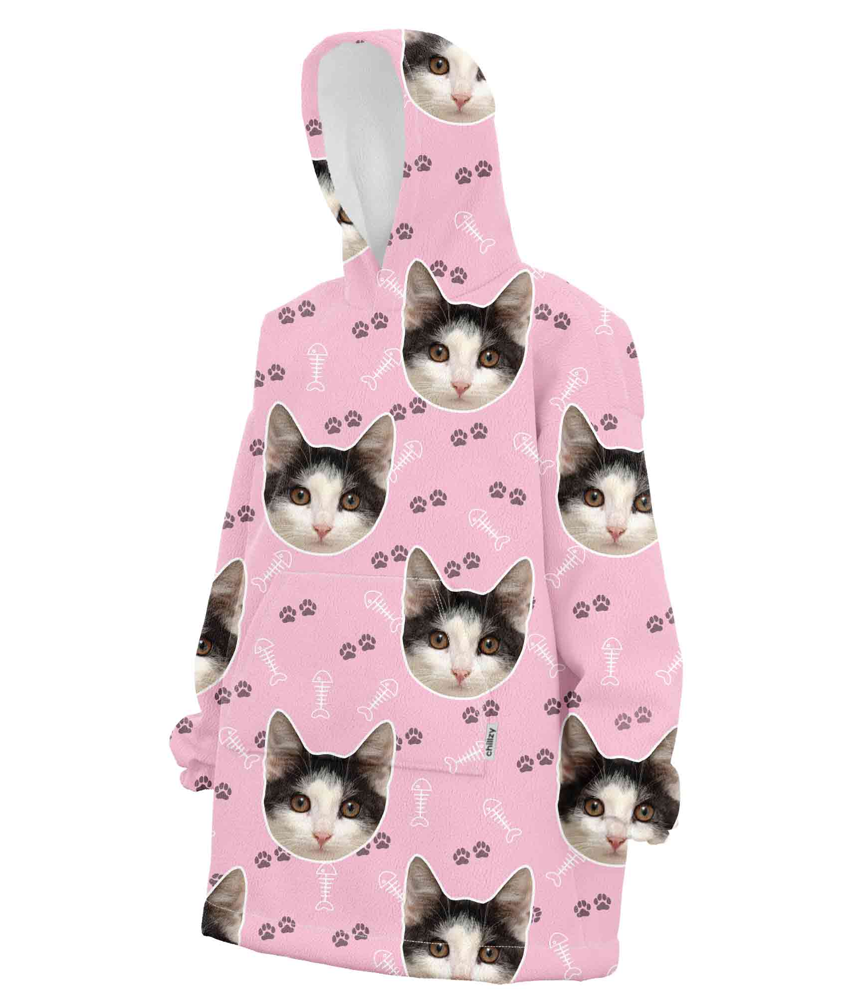 Your Cat Chillzy Hoodie Blanket