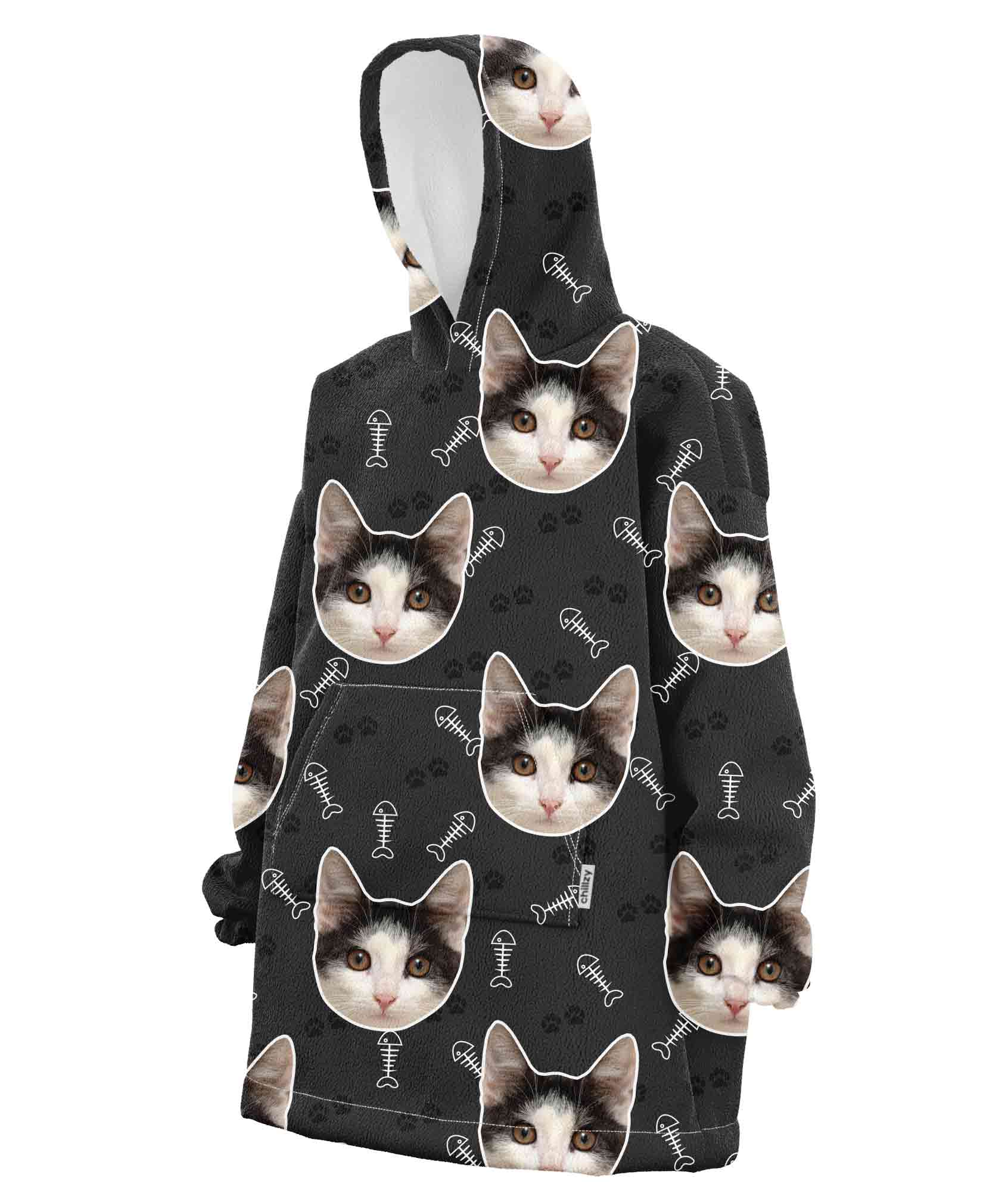 Your Cat Chillzy Hoodie Blanket
