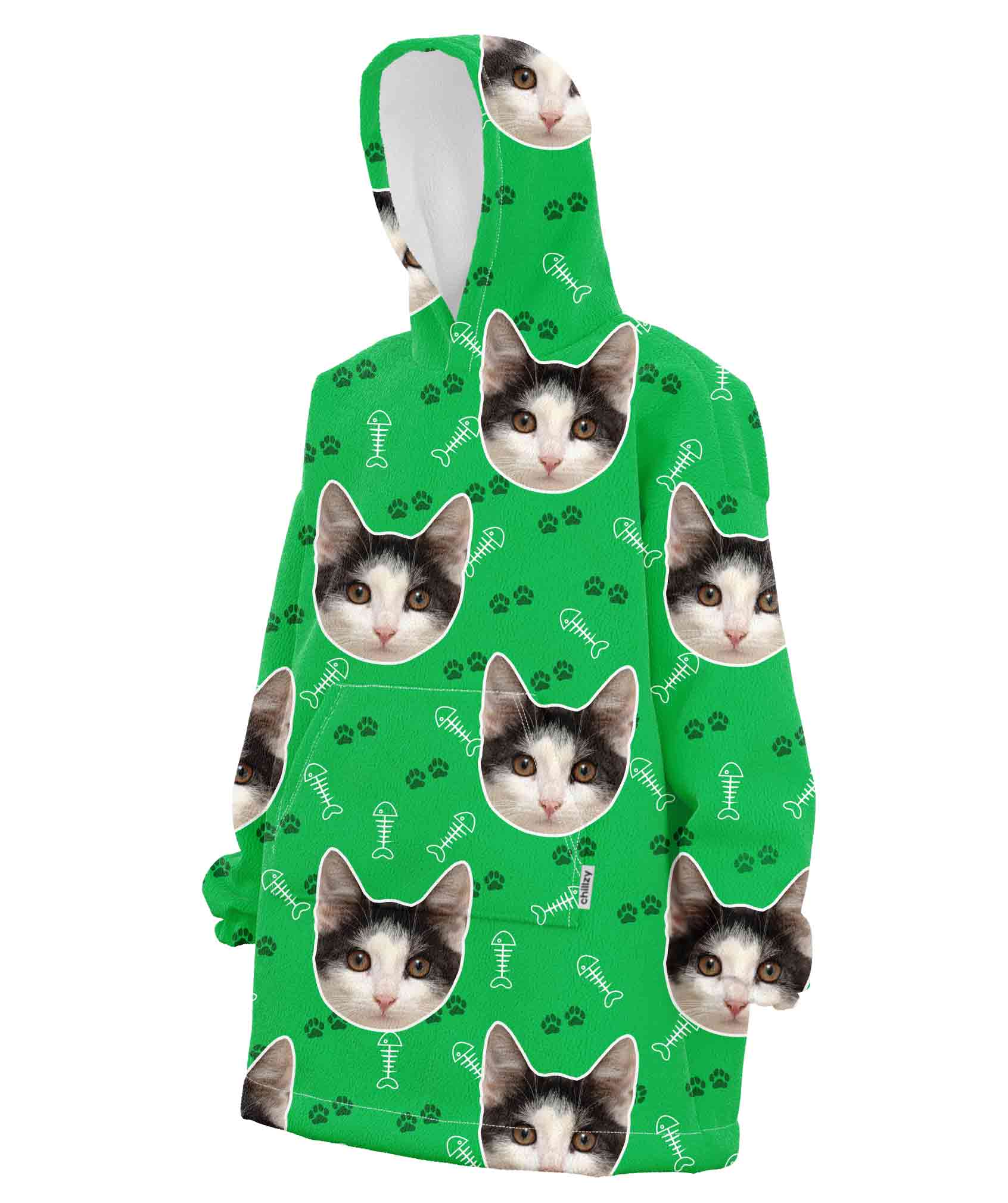 Your Cat Chillzy Hoodie Blanket
