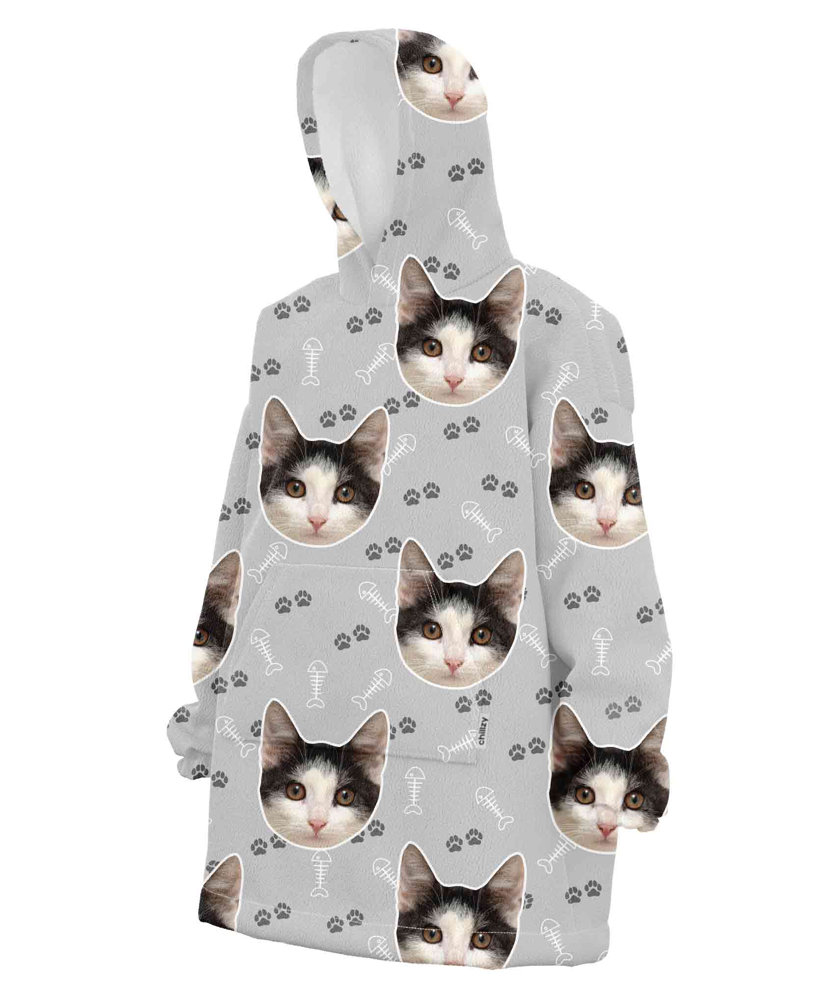 Your Cat Chillzy Hoodie Blanket