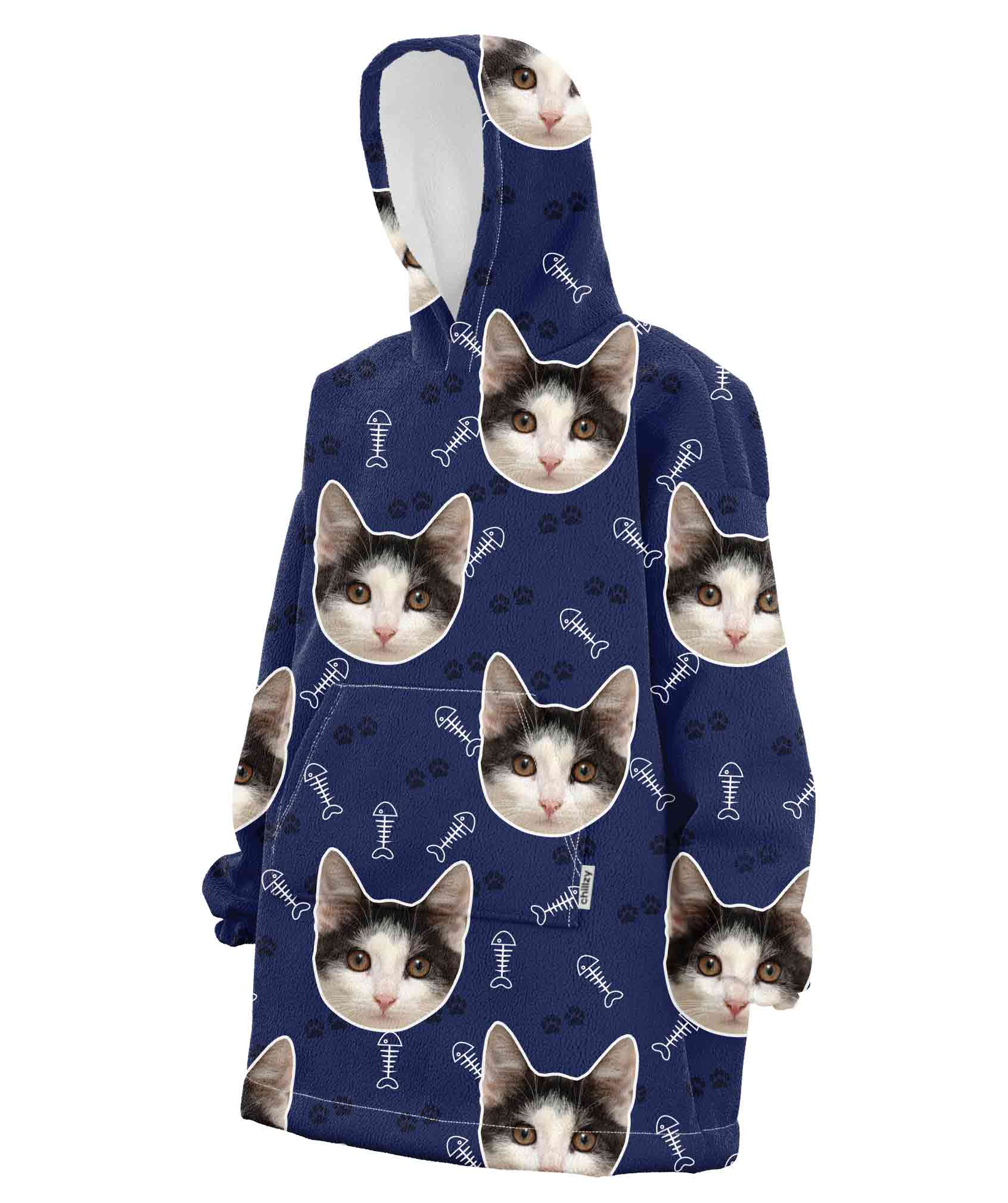 Your Cat Chillzy Hoodie Blanket