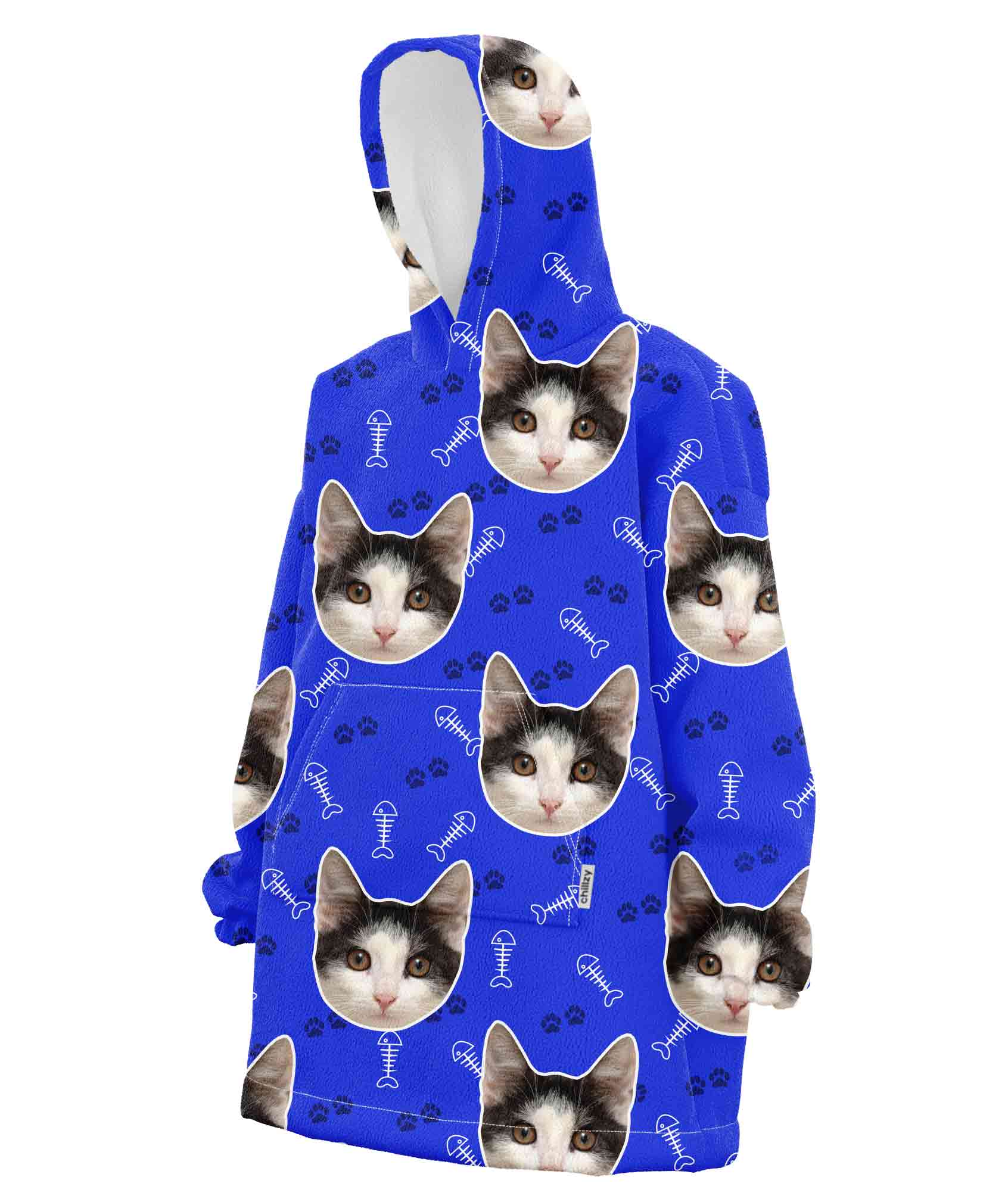 Your Cat Chillzy Hoodie Blanket
