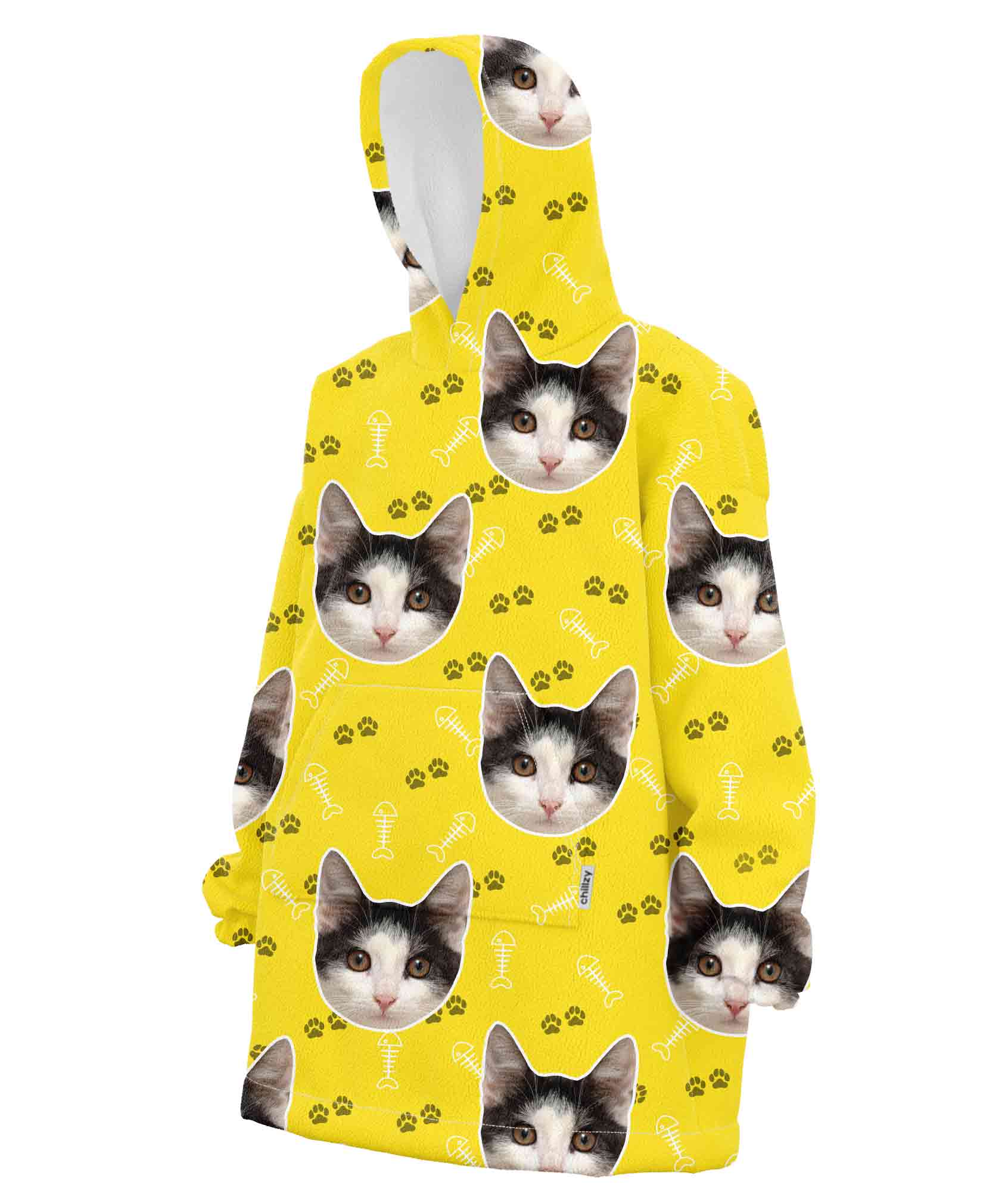 Your Cat Chillzy Hoodie Blanket