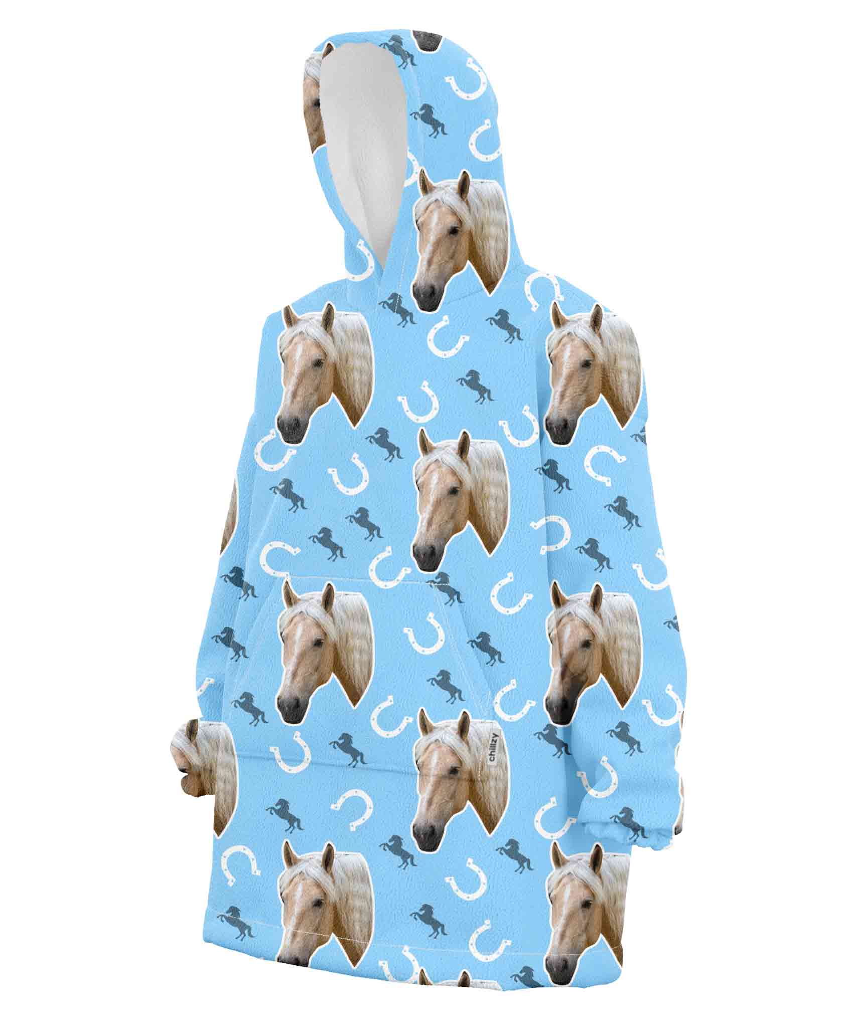 Your Horse Chillzy Hoodie Blanket