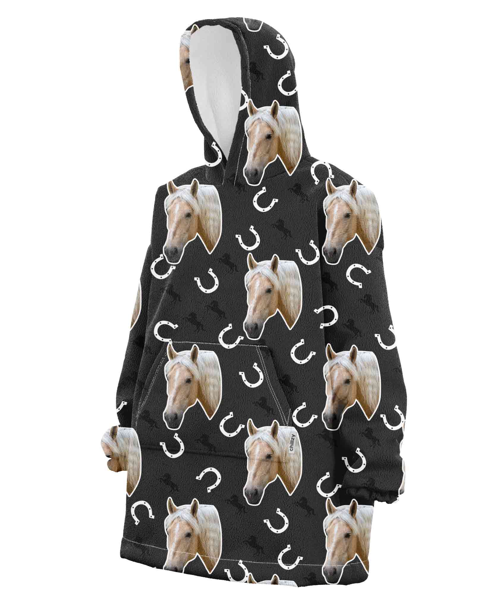 Your Horse Chillzy Hoodie Blanket