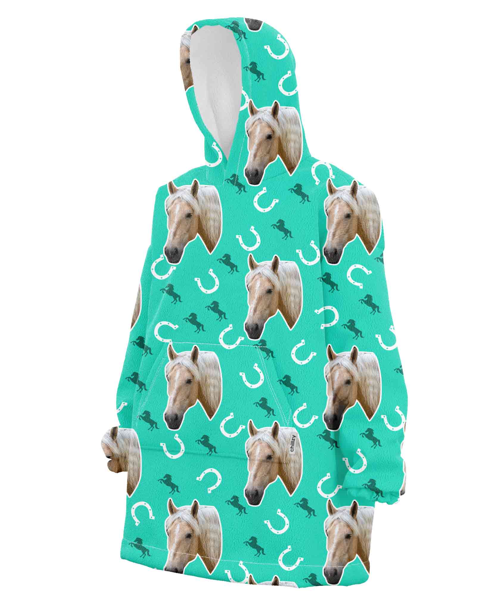 Your Horse Chillzy Hoodie Blanket