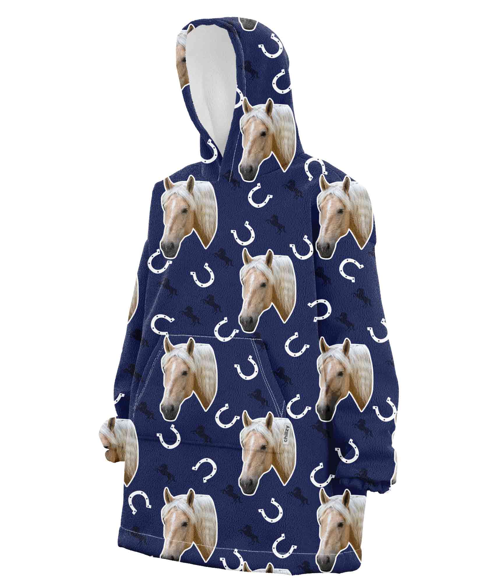 Your Horse Chillzy Hoodie Blanket