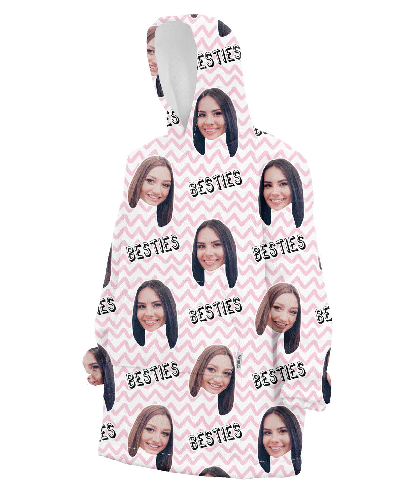 Besties Chillzy Hoodie Blanket