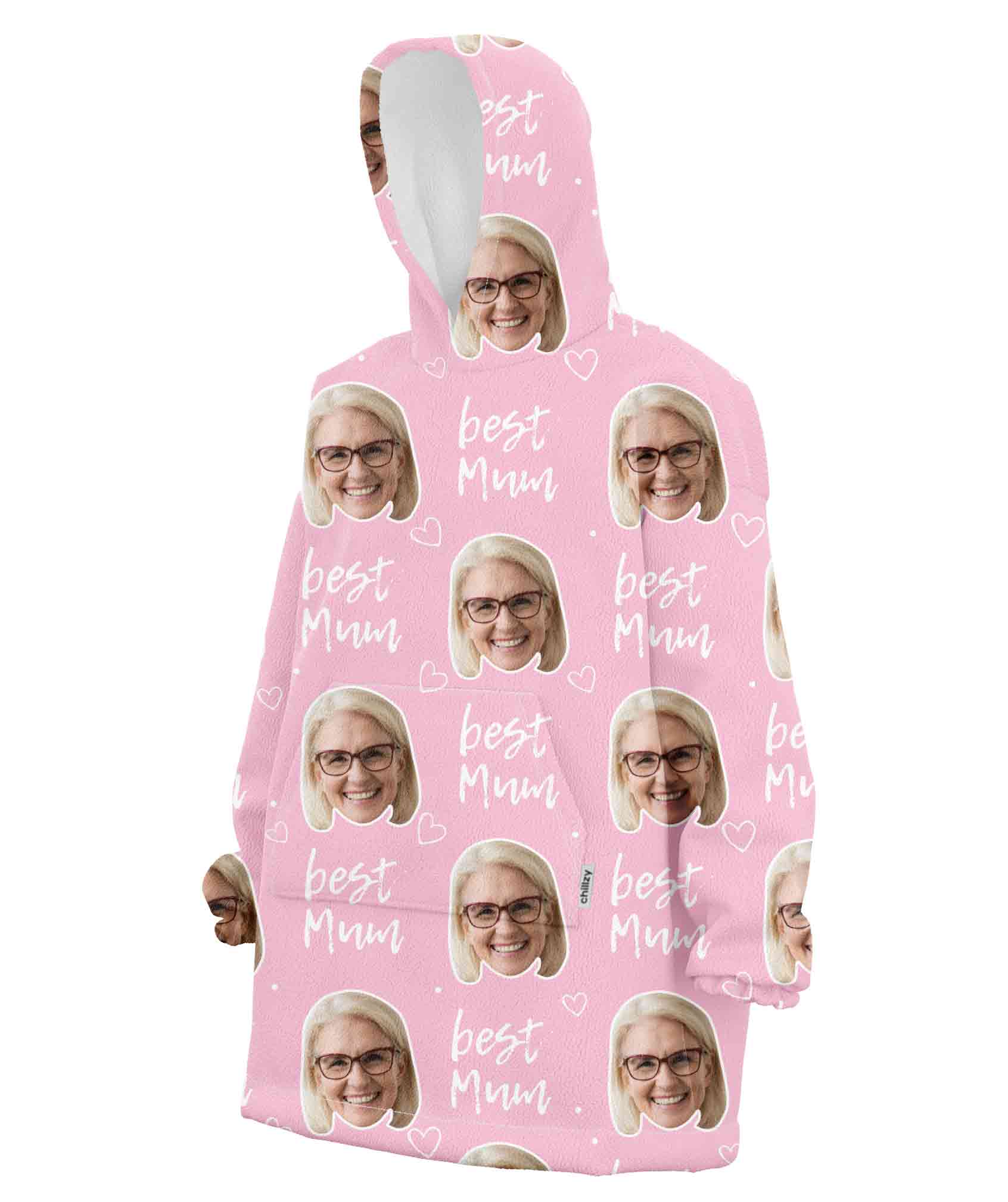 Best Mum Chillzy Hoodie Blanket
