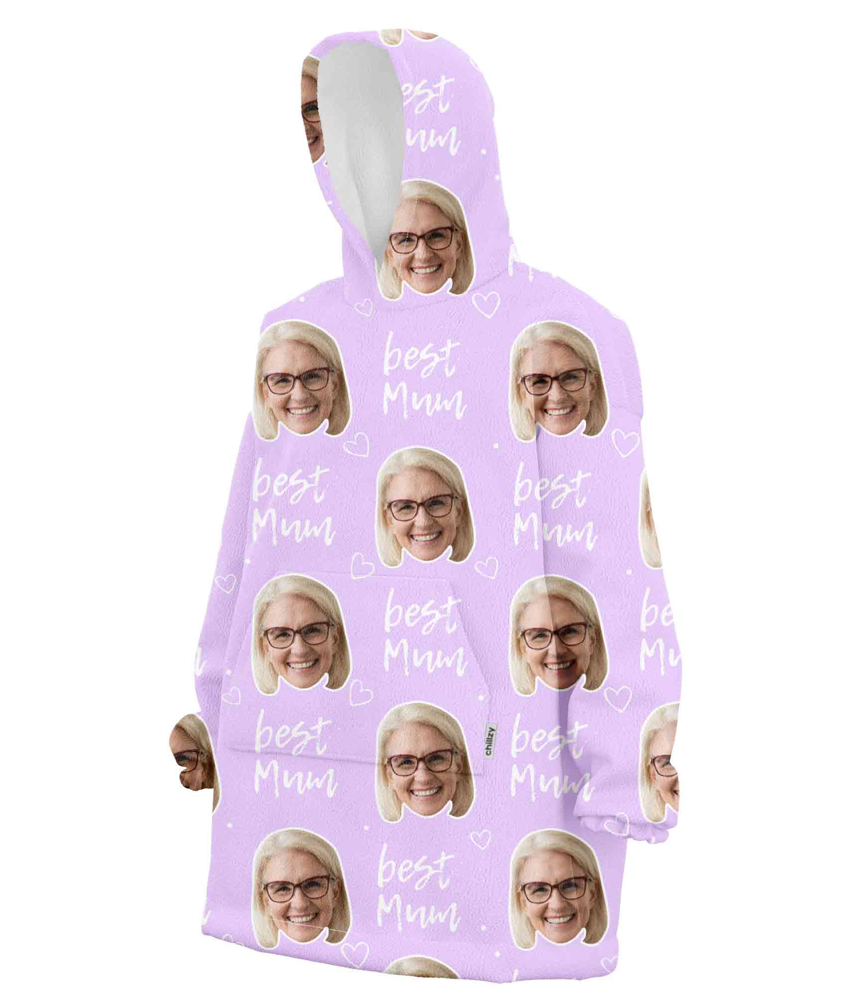 Best Mum Chillzy Hoodie Blanket