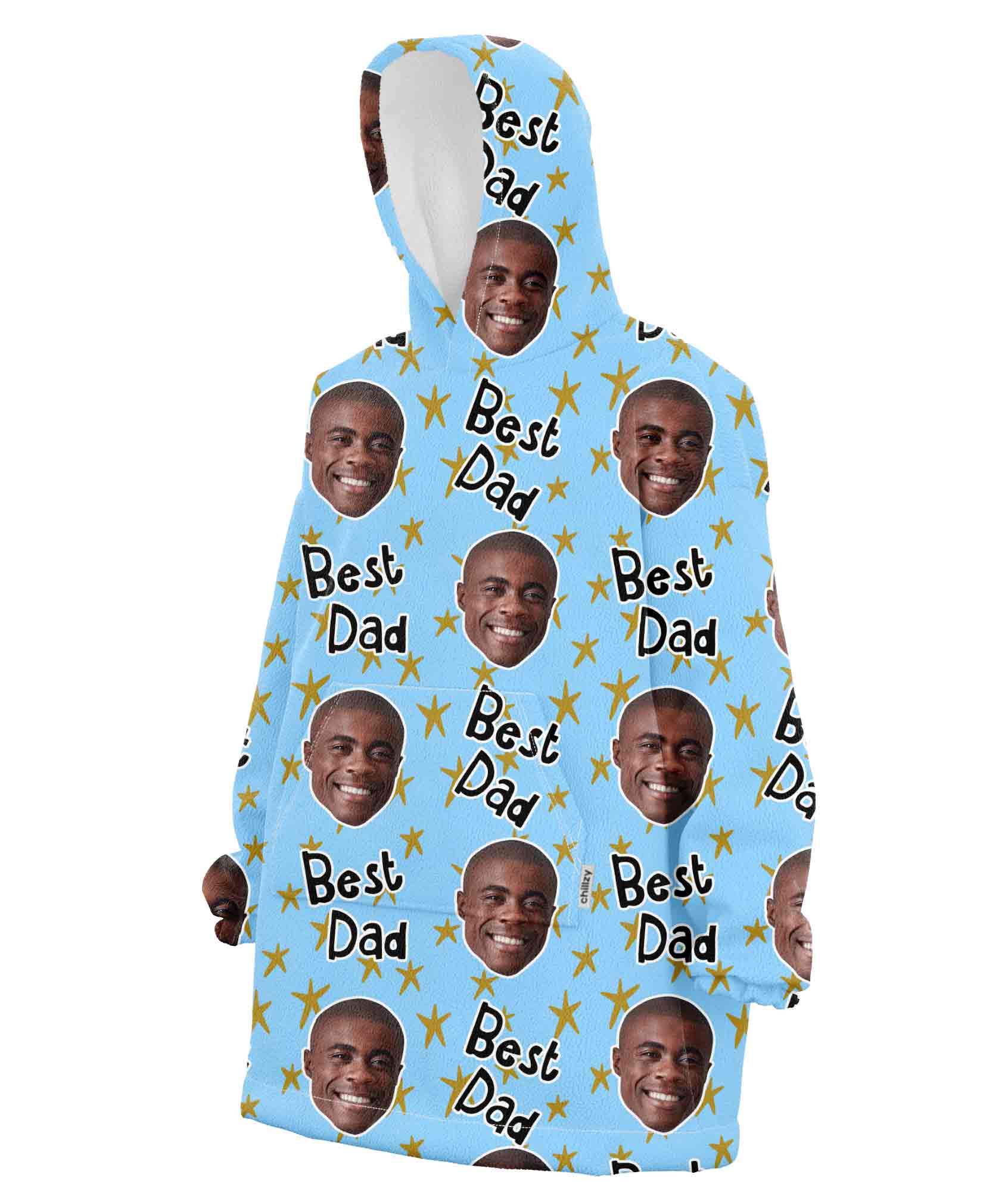 Best Dad Chillzy Hoodie Blanket