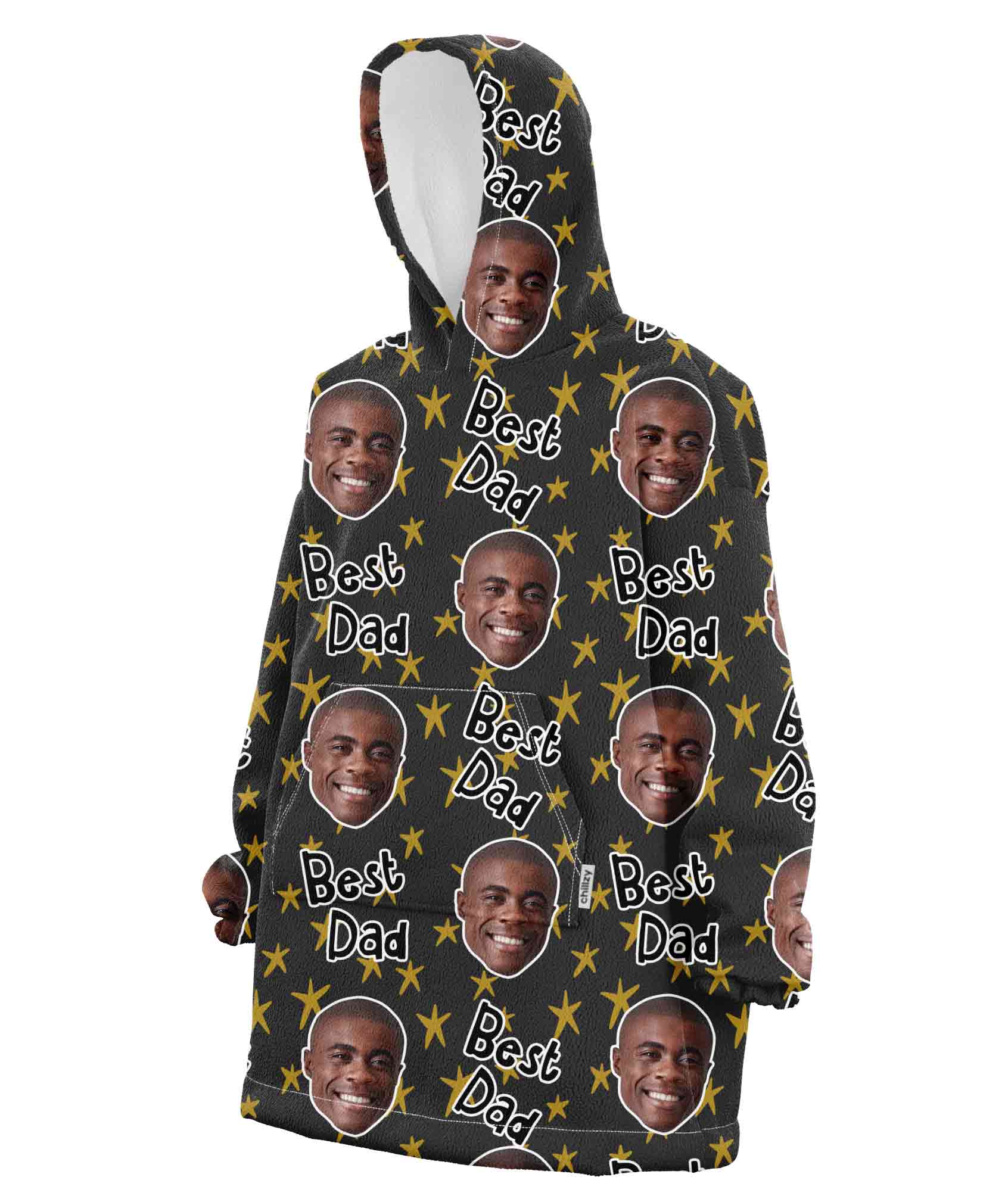 Best Dad Chillzy Hoodie Blanket