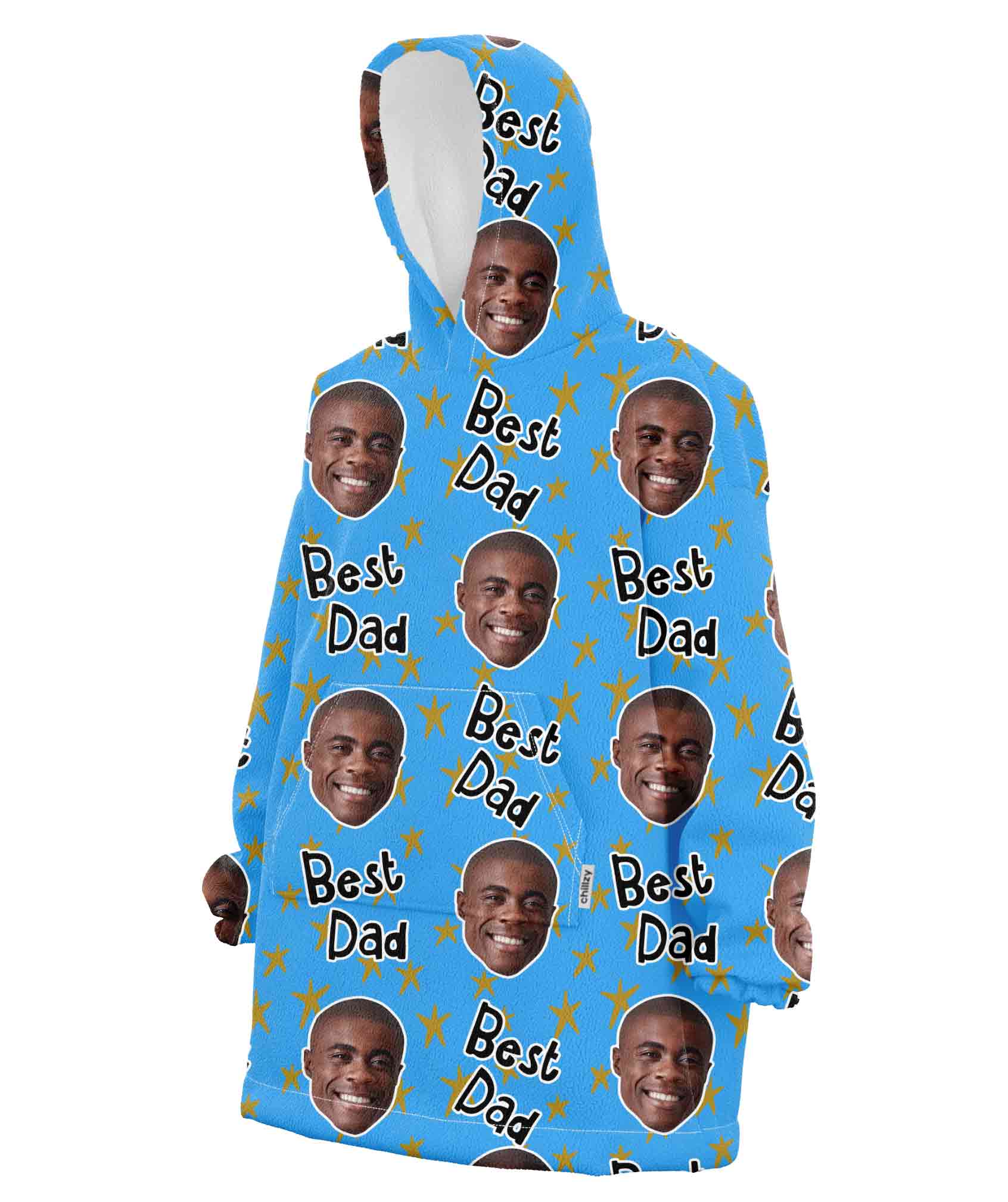 Best Dad Chillzy Hoodie Blanket