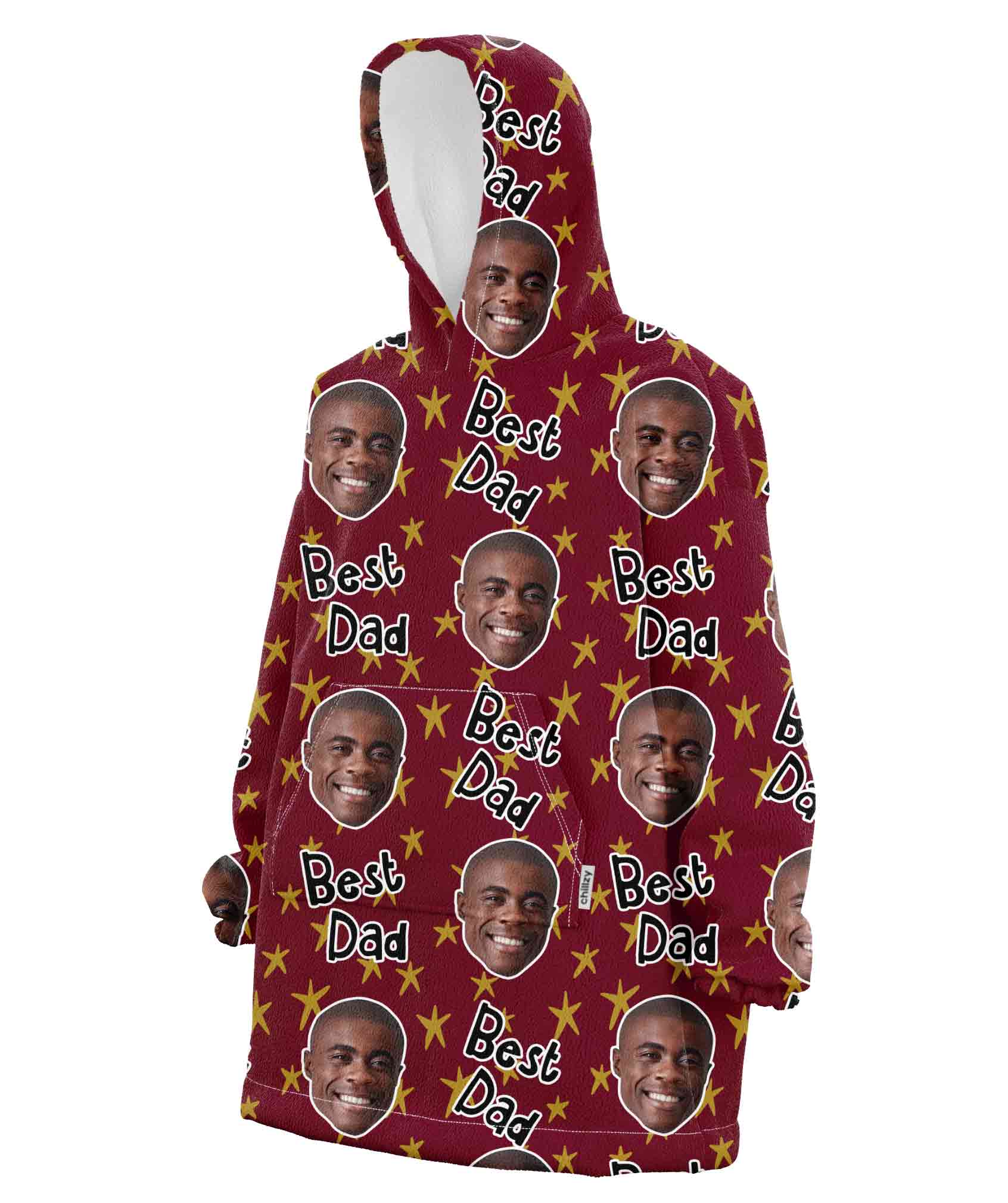 Best Dad Chillzy Hoodie Blanket