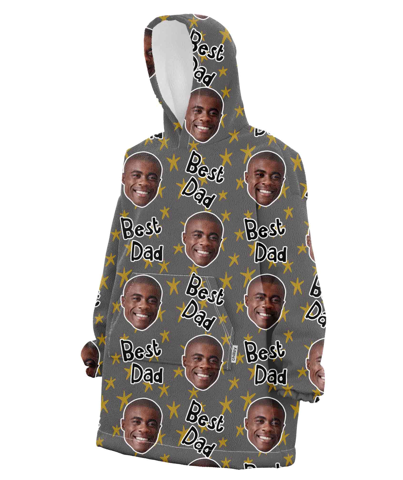 Best Dad Chillzy Hoodie Blanket