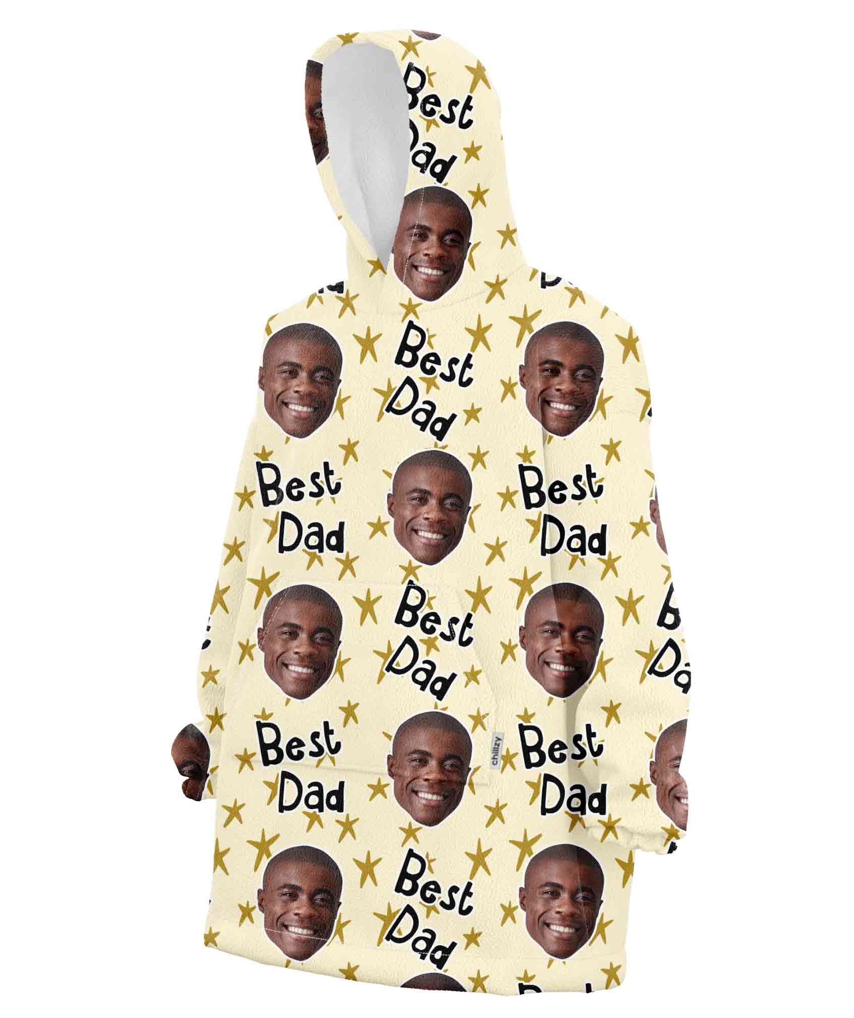 Best Dad Chillzy Hoodie Blanket