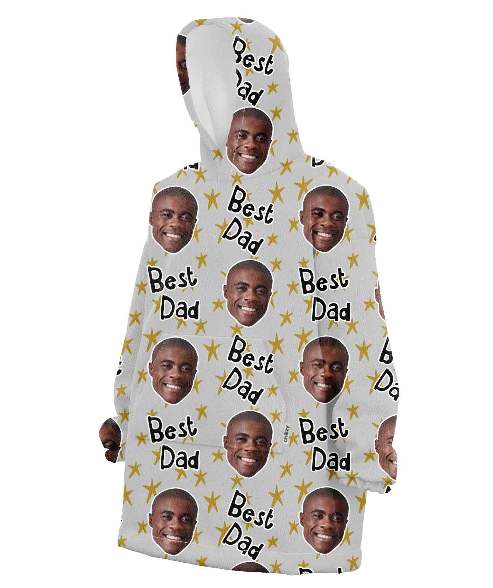 Best Dad Chillzy Hoodie Blanket