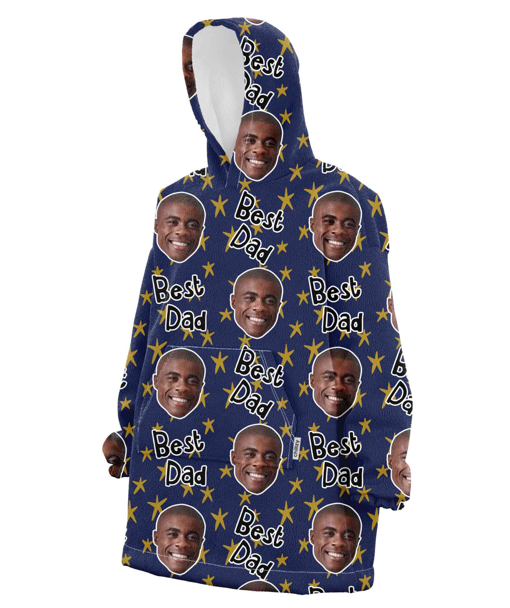 Best Dad Chillzy Hoodie Blanket