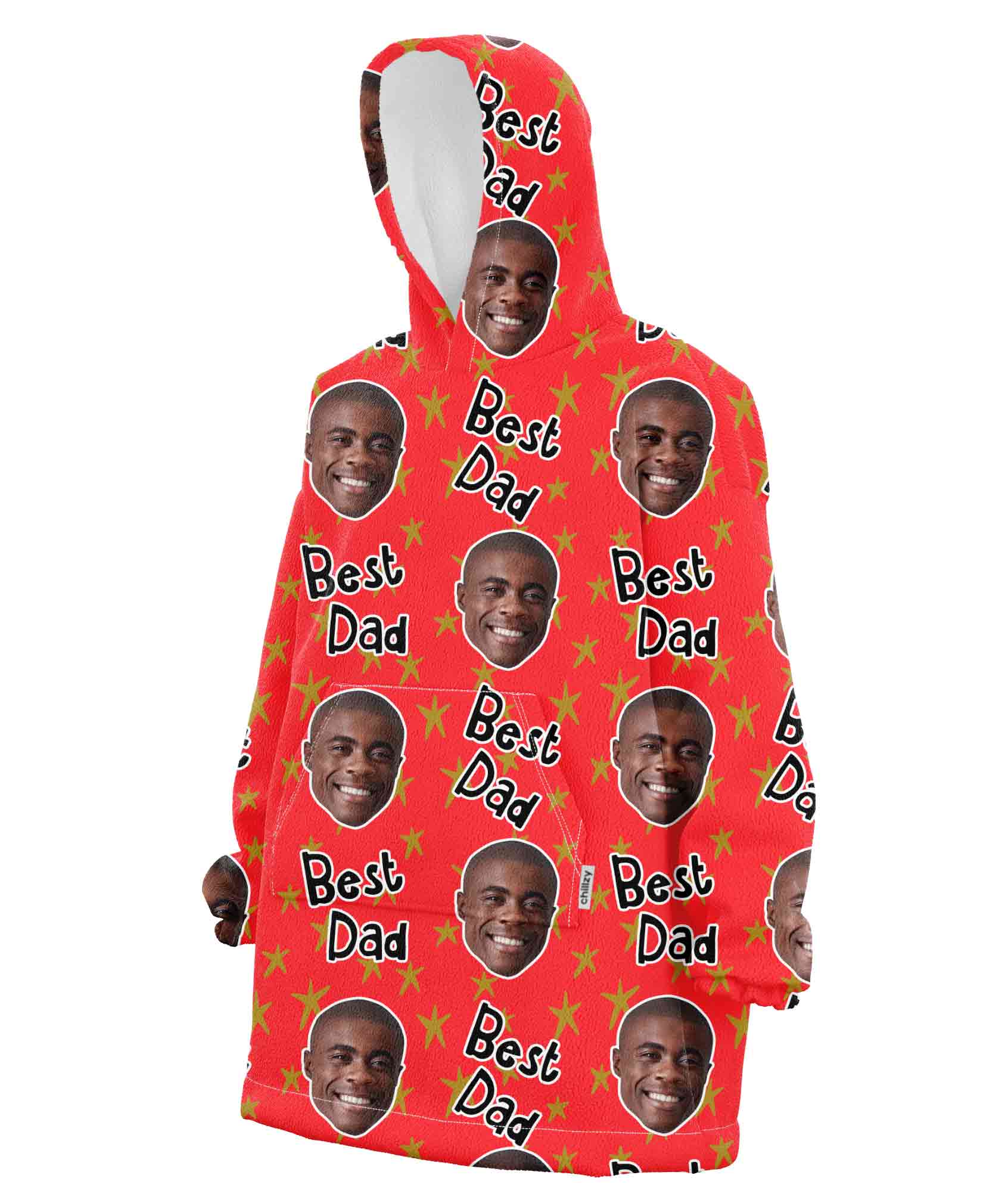 Best Dad Chillzy Hoodie Blanket