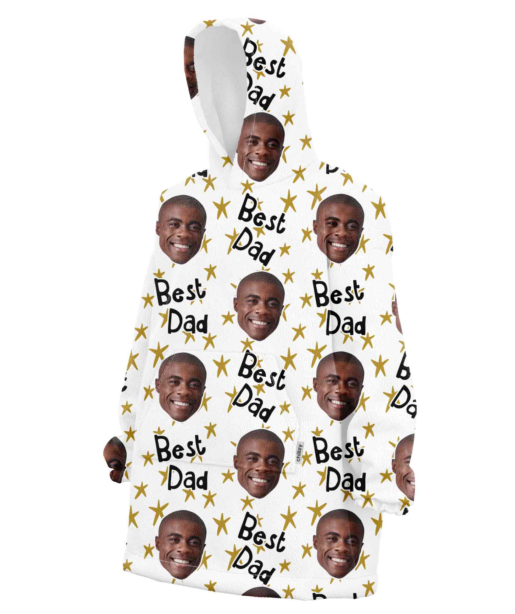 Best Dad Chillzy Hoodie Blanket