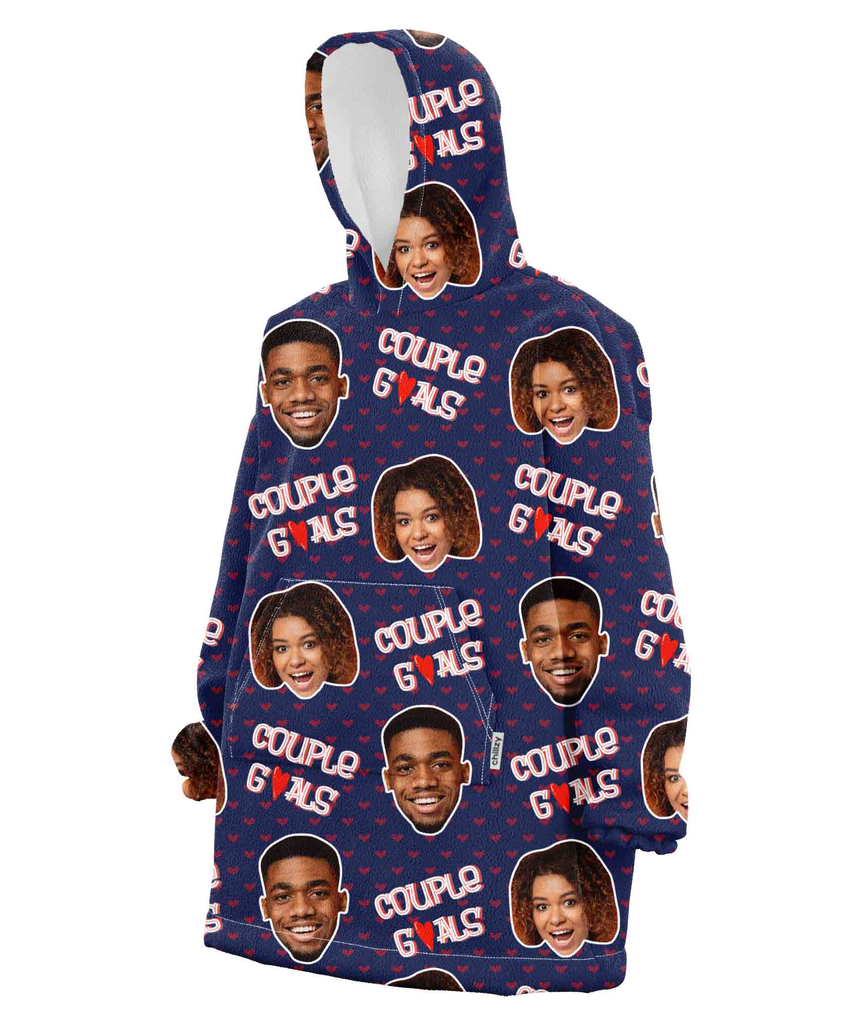 Couple Goals Chillzy Hoodie Blanket