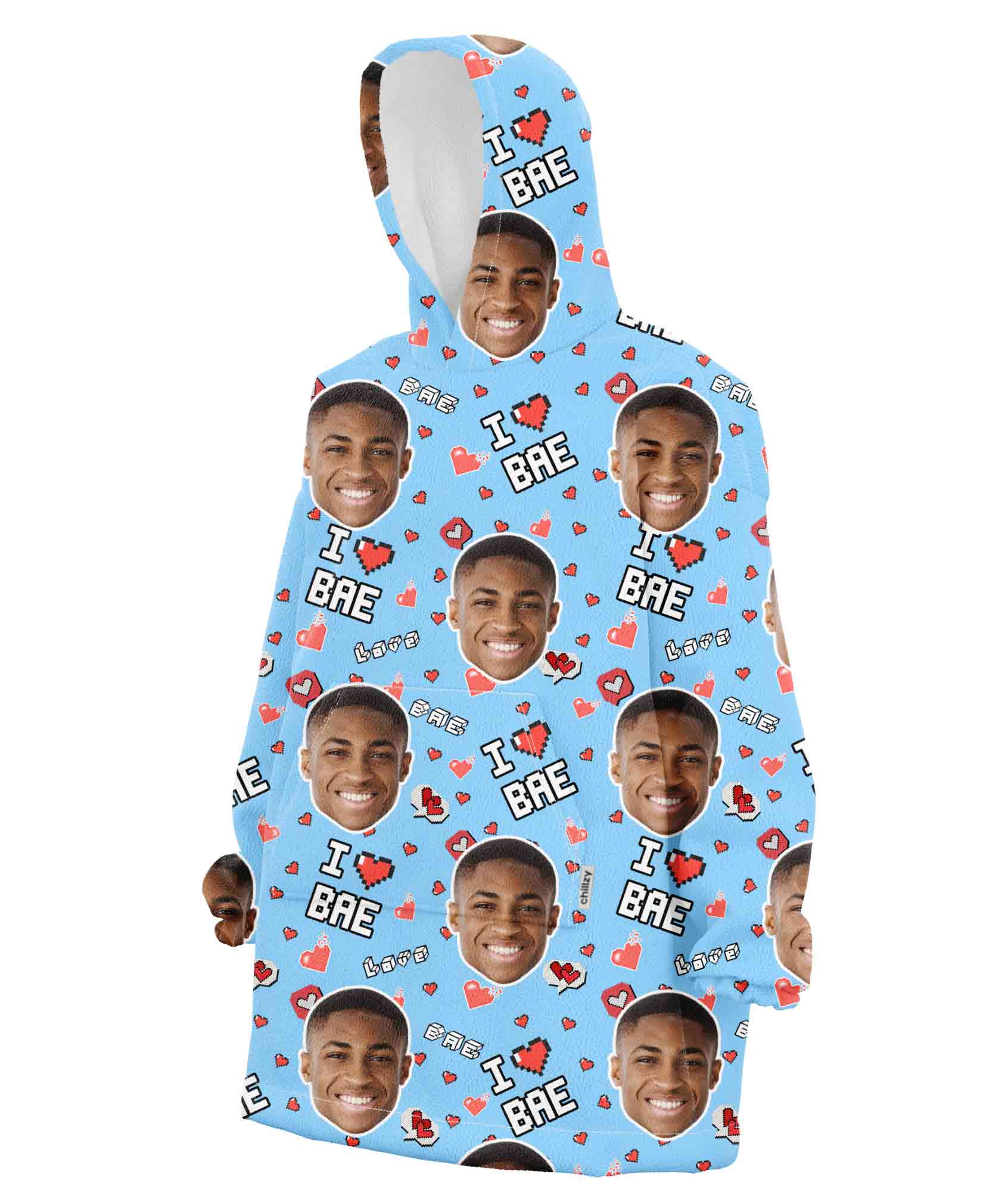 I Love Bae Personalised Face Chillzy