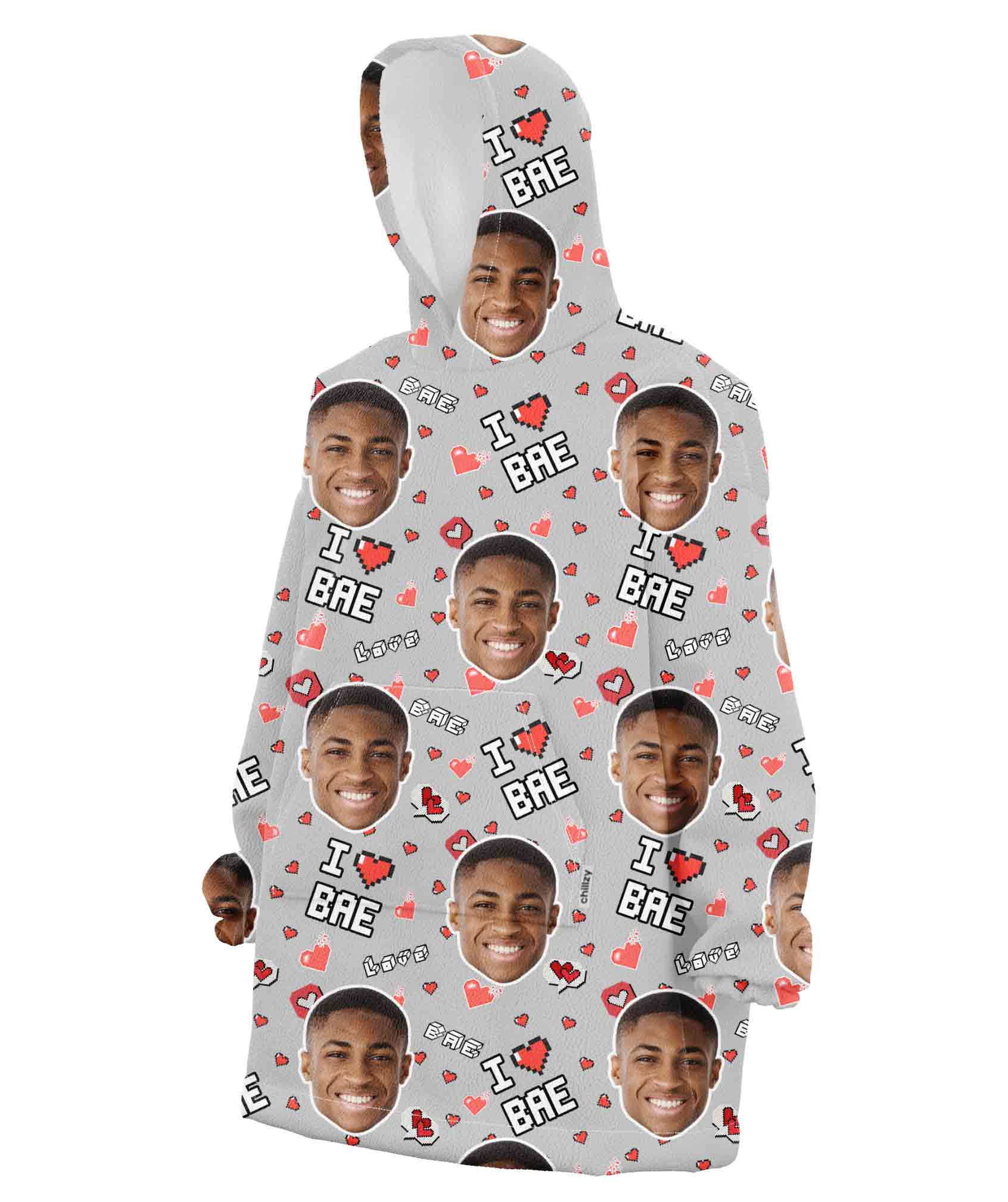 I Love Bae Personalised Face Chillzy
