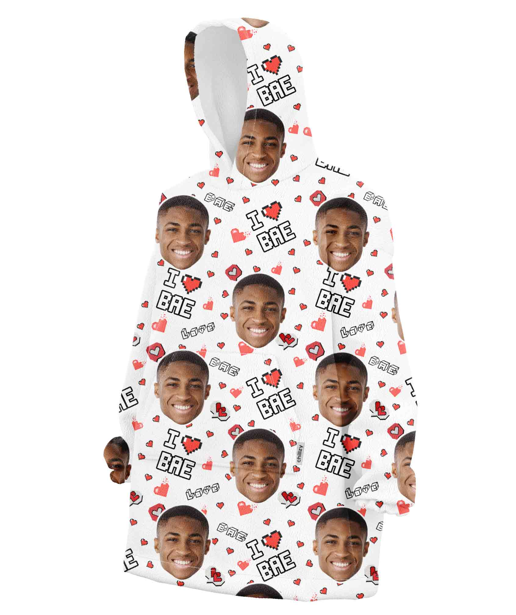 I Love Bae Personalised Face Chillzy