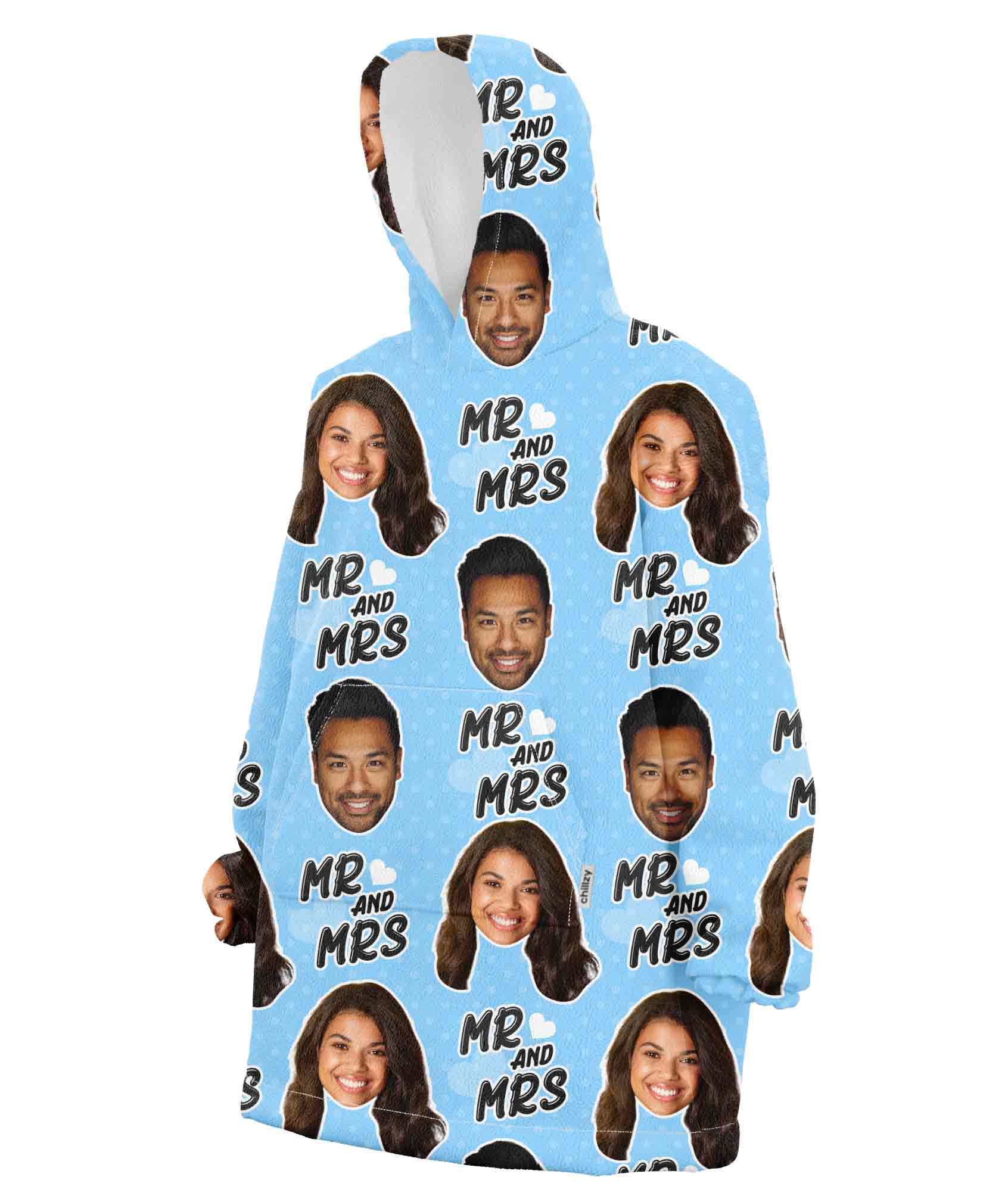 Mr & Mrs Chillzy Hoodie Blanket
