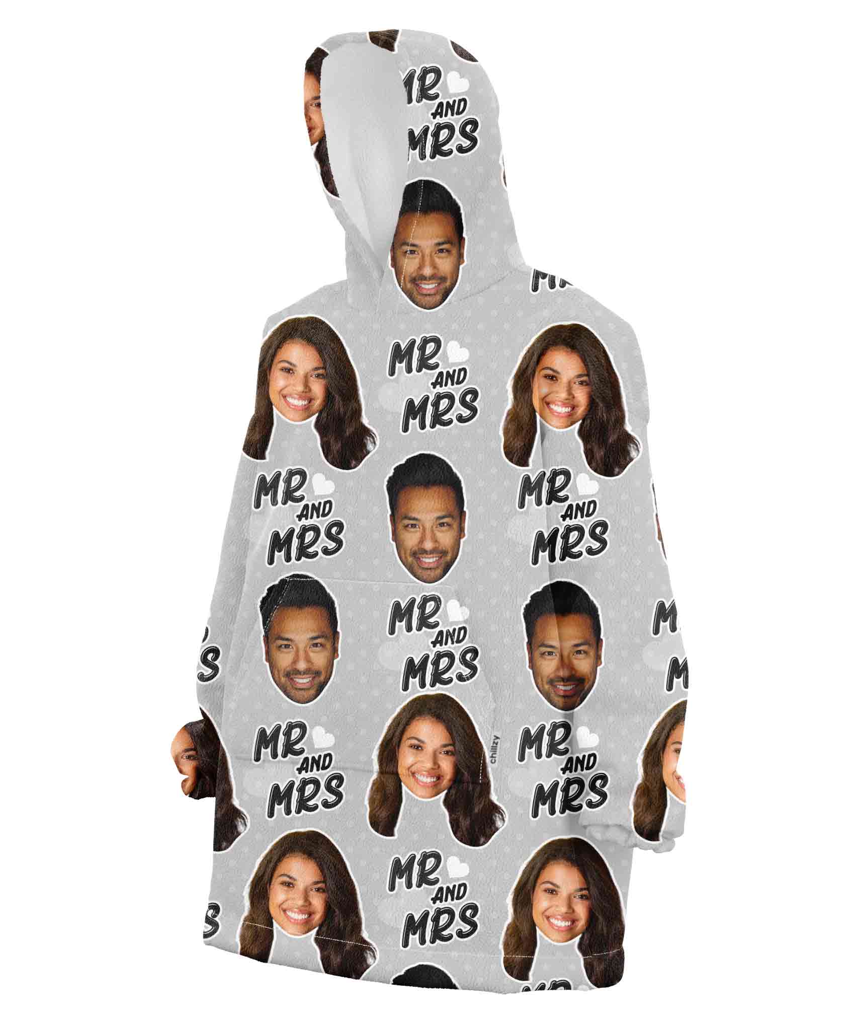 Mr & Mrs Chillzy Hoodie Blanket