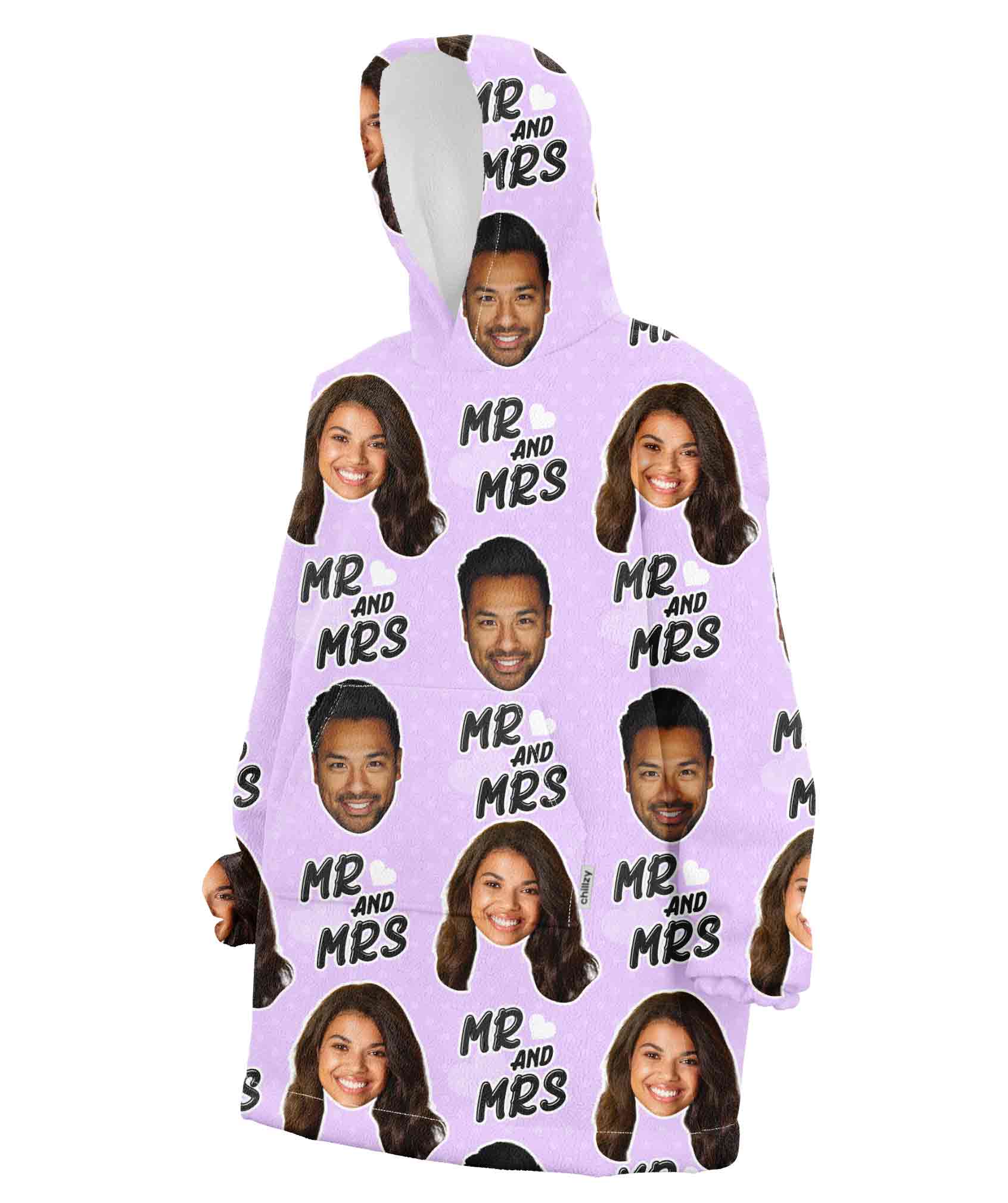 Mr & Mrs Chillzy Hoodie Blanket