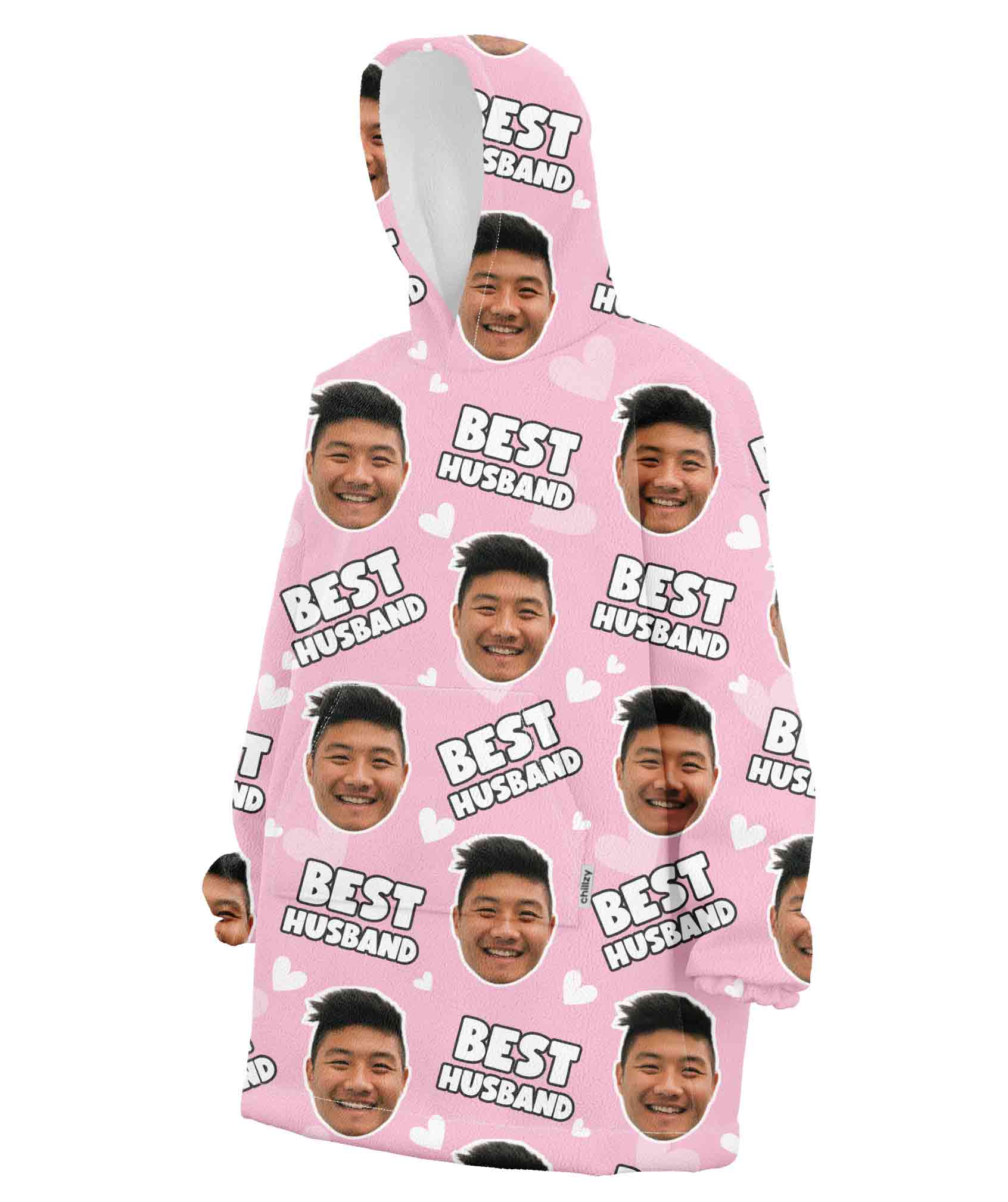Best Husband Chillzy Hoodie Blanket