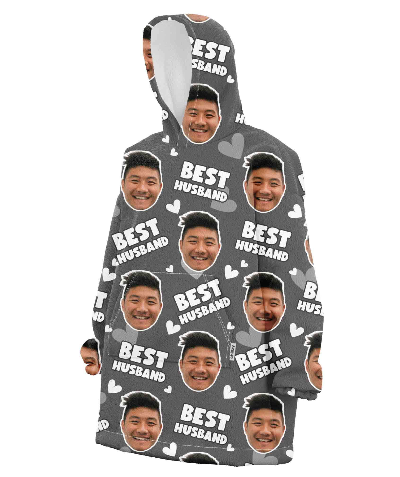 Best Husband Chillzy Hoodie Blanket