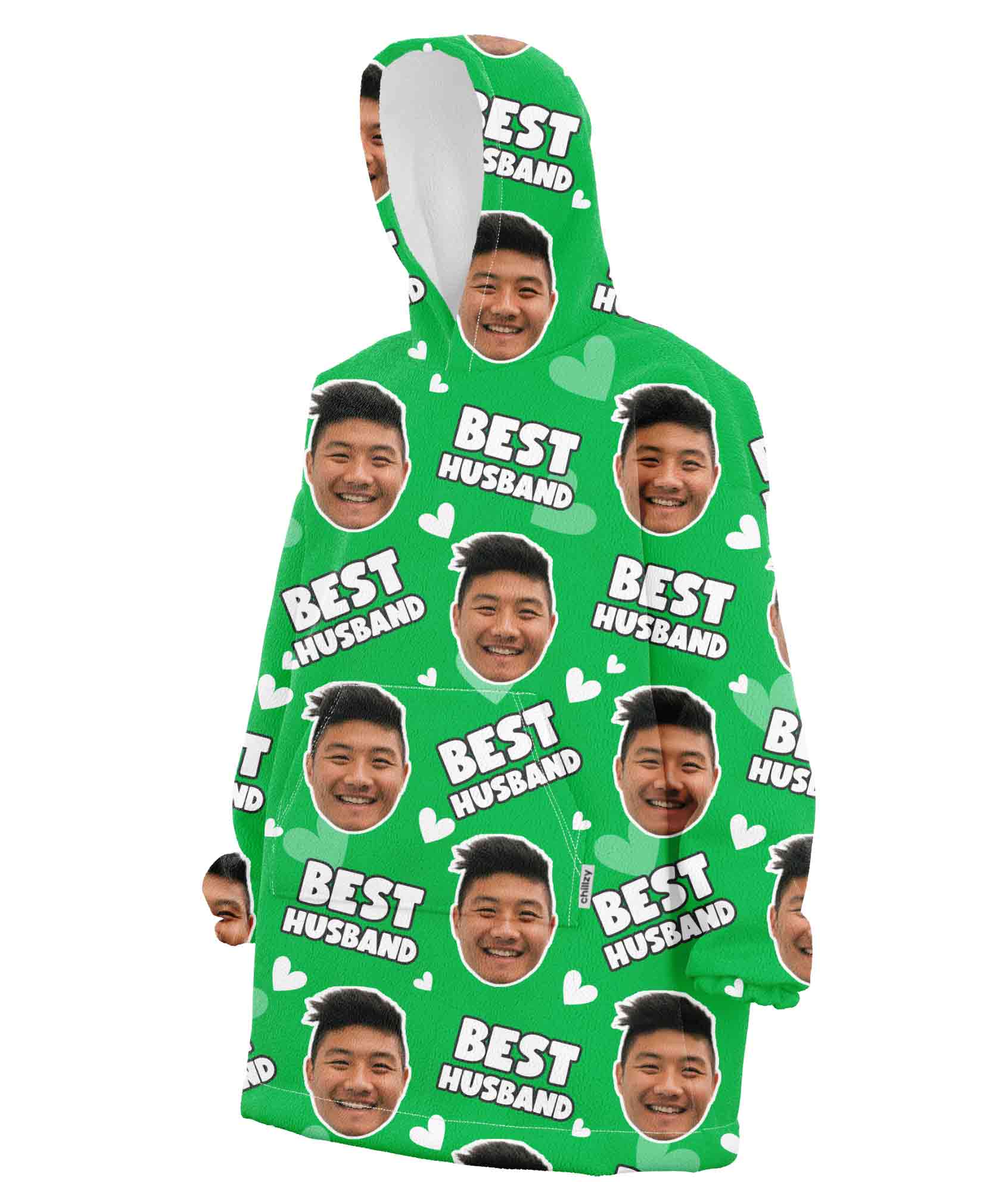 Best Husband Chillzy Hoodie Blanket