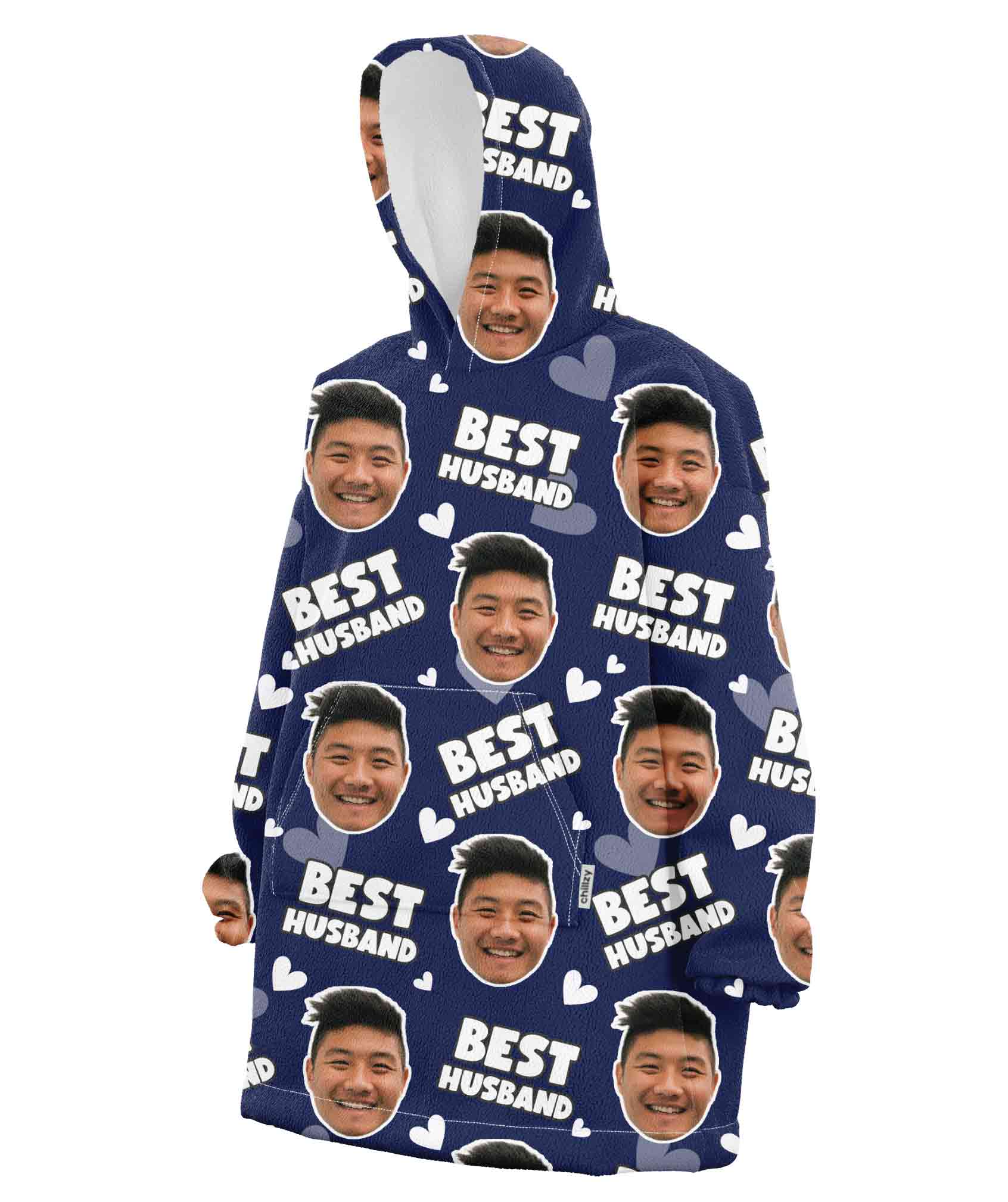 Best Husband Chillzy Hoodie Blanket