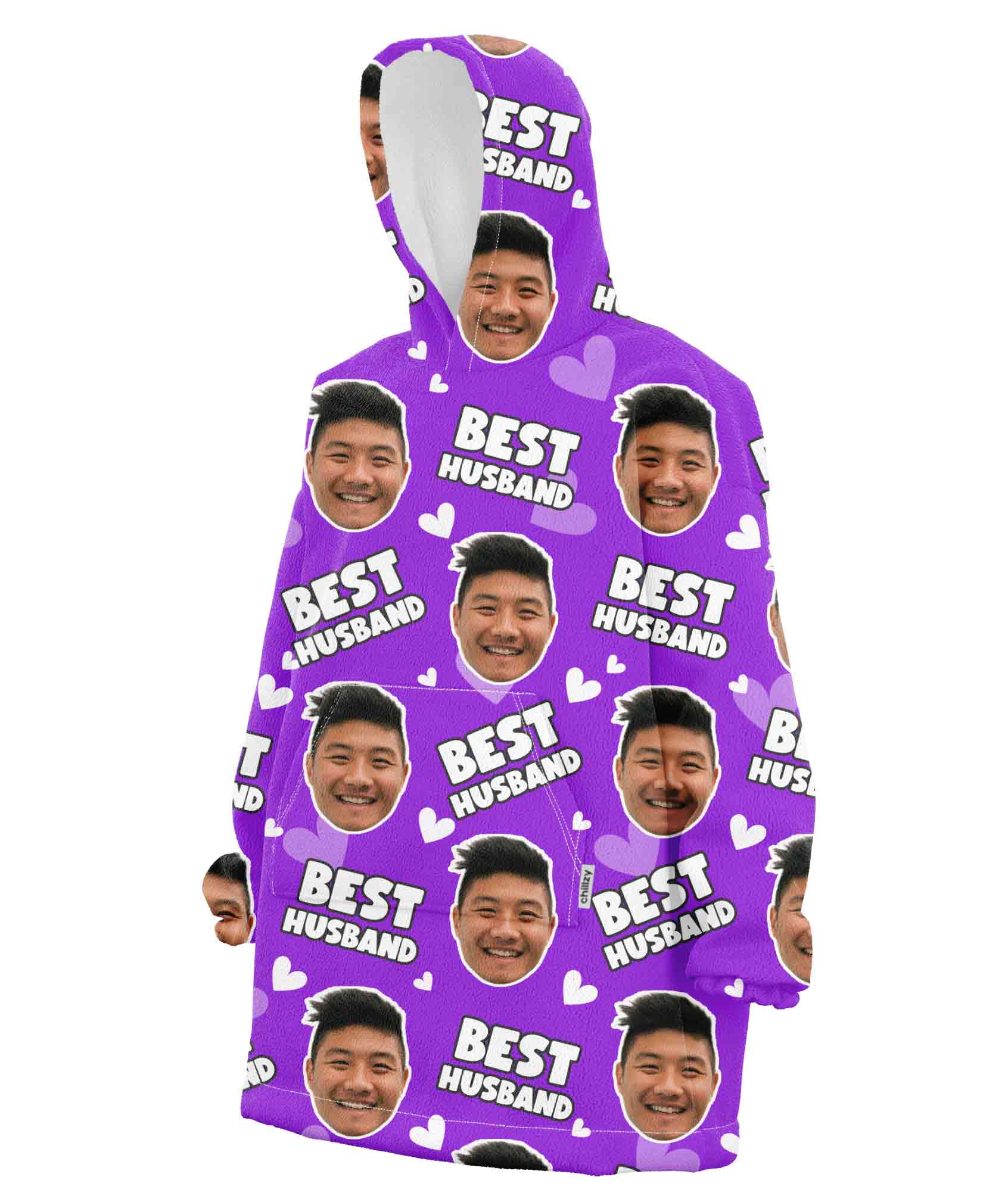 Best Husband Chillzy Hoodie Blanket