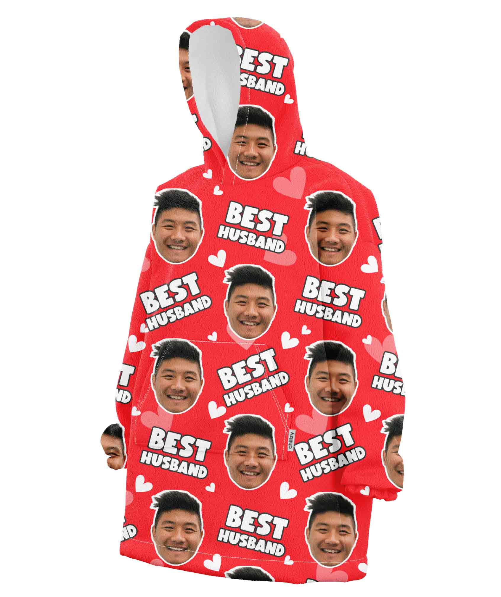 Best Husband Chillzy Hoodie Blanket